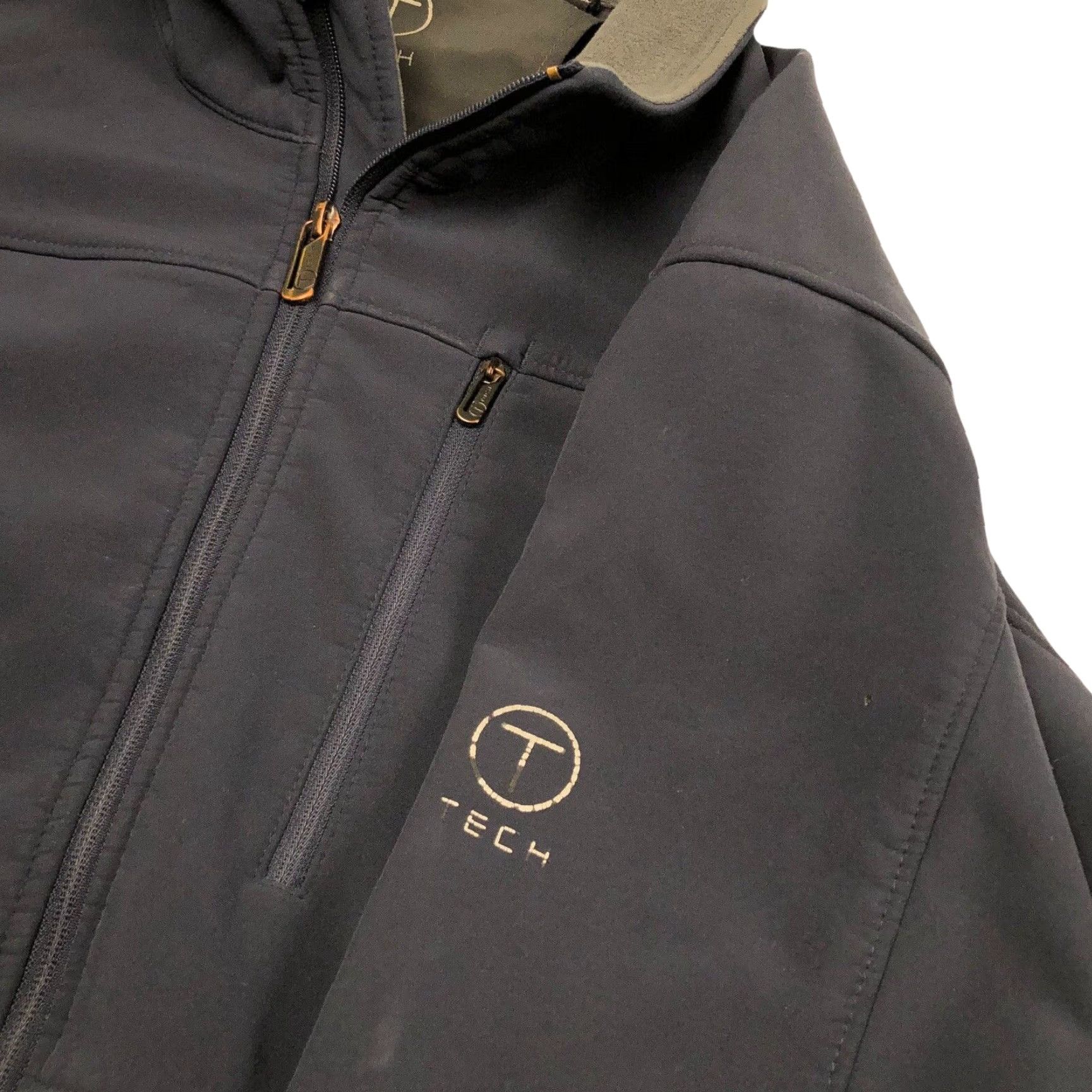 Tumi TUMI Tech Men’s Jacket XL Navy Gray Full Zip Insulated Waterproof Pockets Size US XL / EU 56 / 4 - 4 Thumbnail