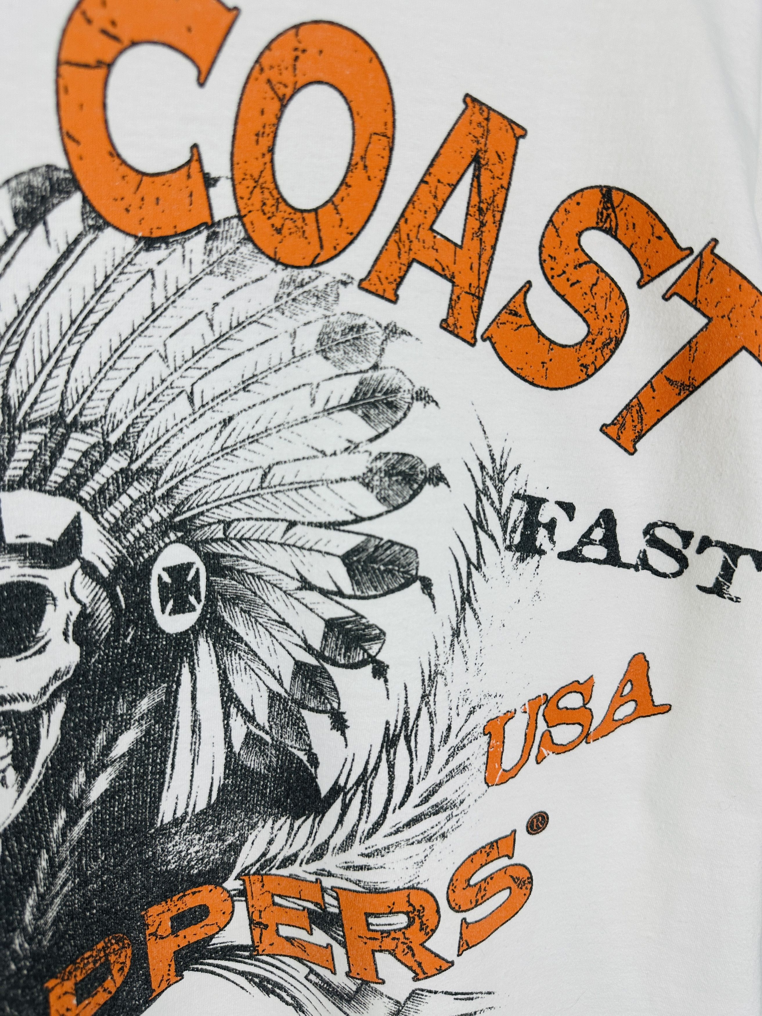 West Coast Choppers Vintage West Coast Choppers Skull Graphic T Shirt Tee Size US L / EU 52-54 / 3 - 10 Thumbnail