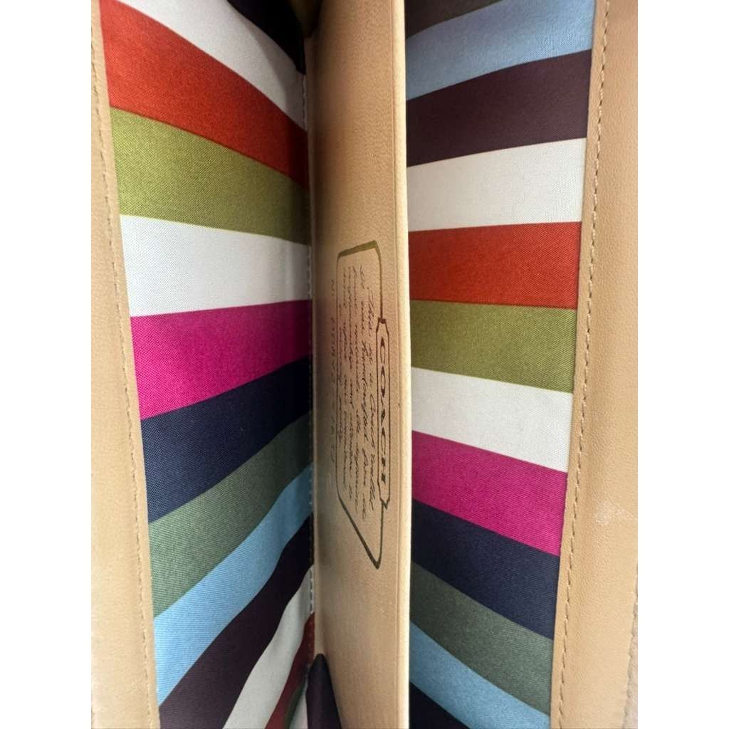 Coach Coach Signature Stripe Checkbook Wallet Size ONE SIZE - 8 Thumbnail