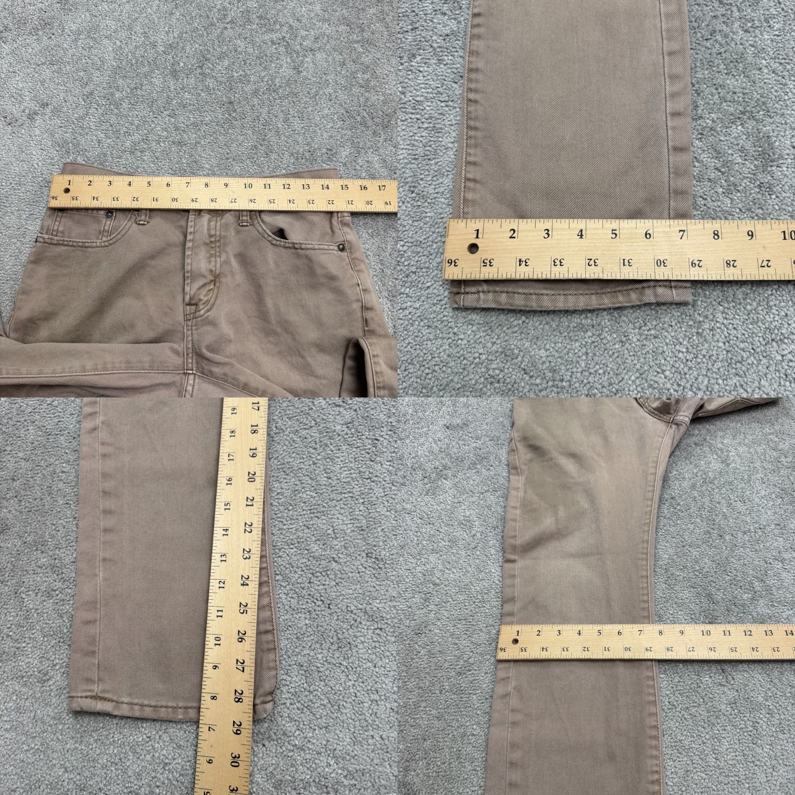 American Eagle Outfitters American Eagle Outfitters Jeans Men Slim Straight 29x30 Brown Cotton Denim 5-Pocket Dark Vintage No N/A Size US 29 - 9 Thumbnail