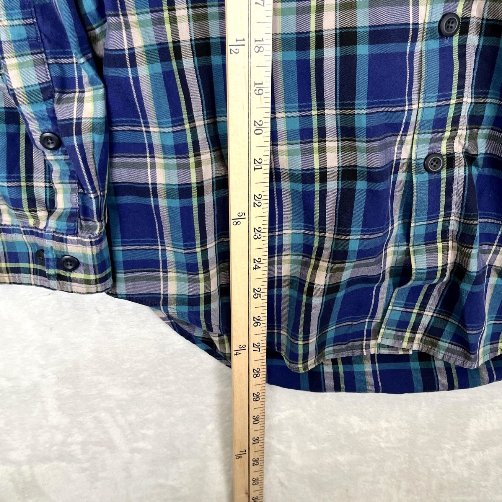 Patagonia Patagonia Shirt Mens Medium Blue Plaid Long Sleeve Button Front Organic Cotton Size US M / EU 48-50 / 2 - 4 Thumbnail