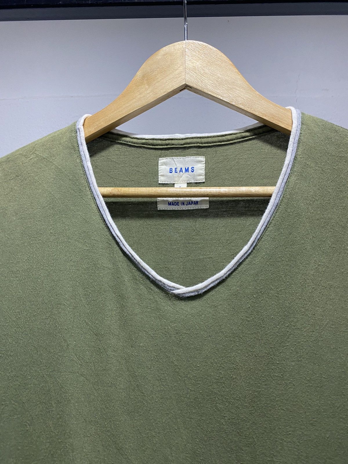 Beams Plus × Designer × Japanese Brand Sick☠️ Beams Japan V Neck Shirt Size US L / EU 52-54 / 3 - 4 Thumbnail