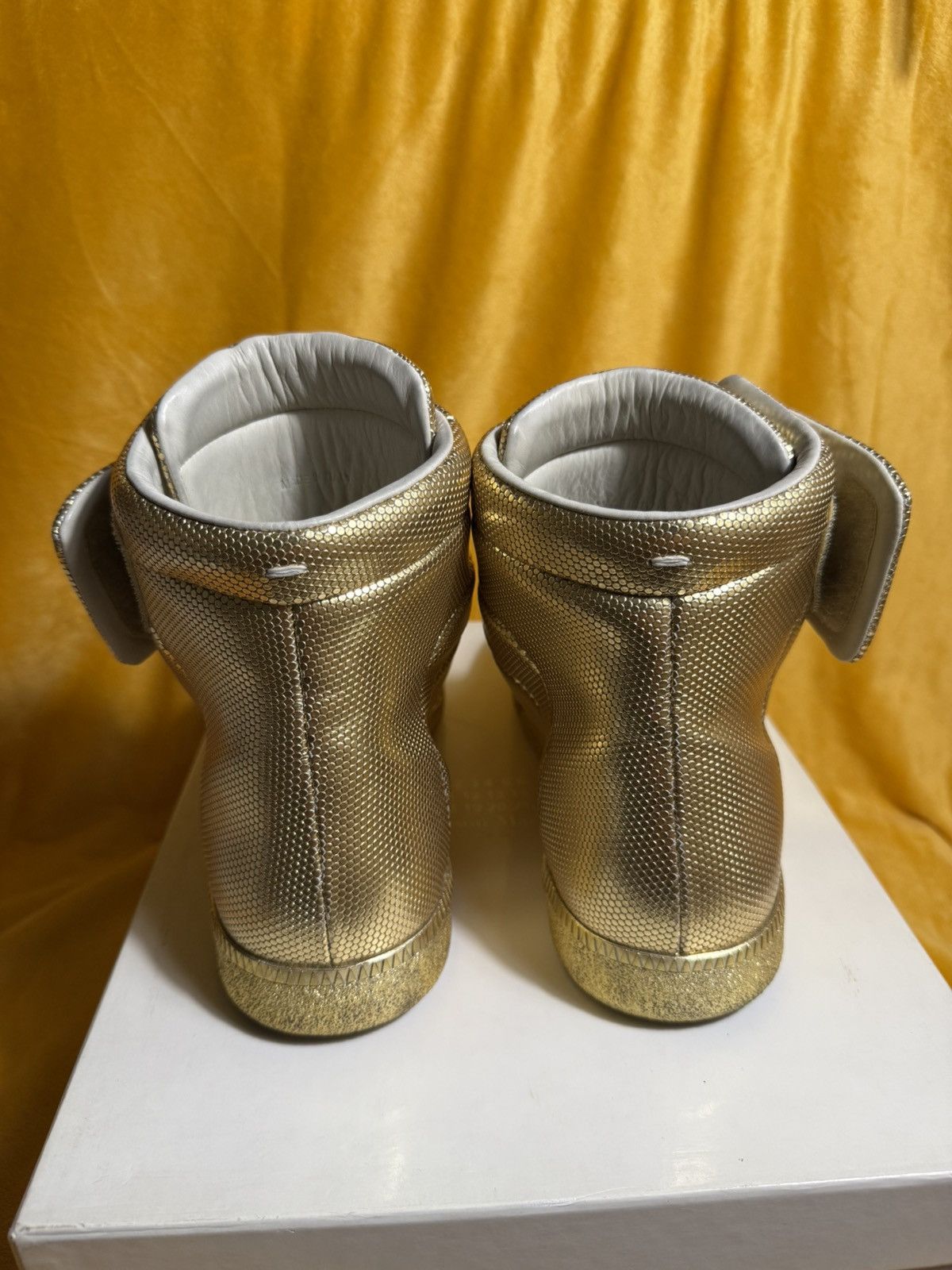 Maison Margiela Maison Margiela Future High Gold Leather Size US 12 / EU 45 - 6 Thumbnail