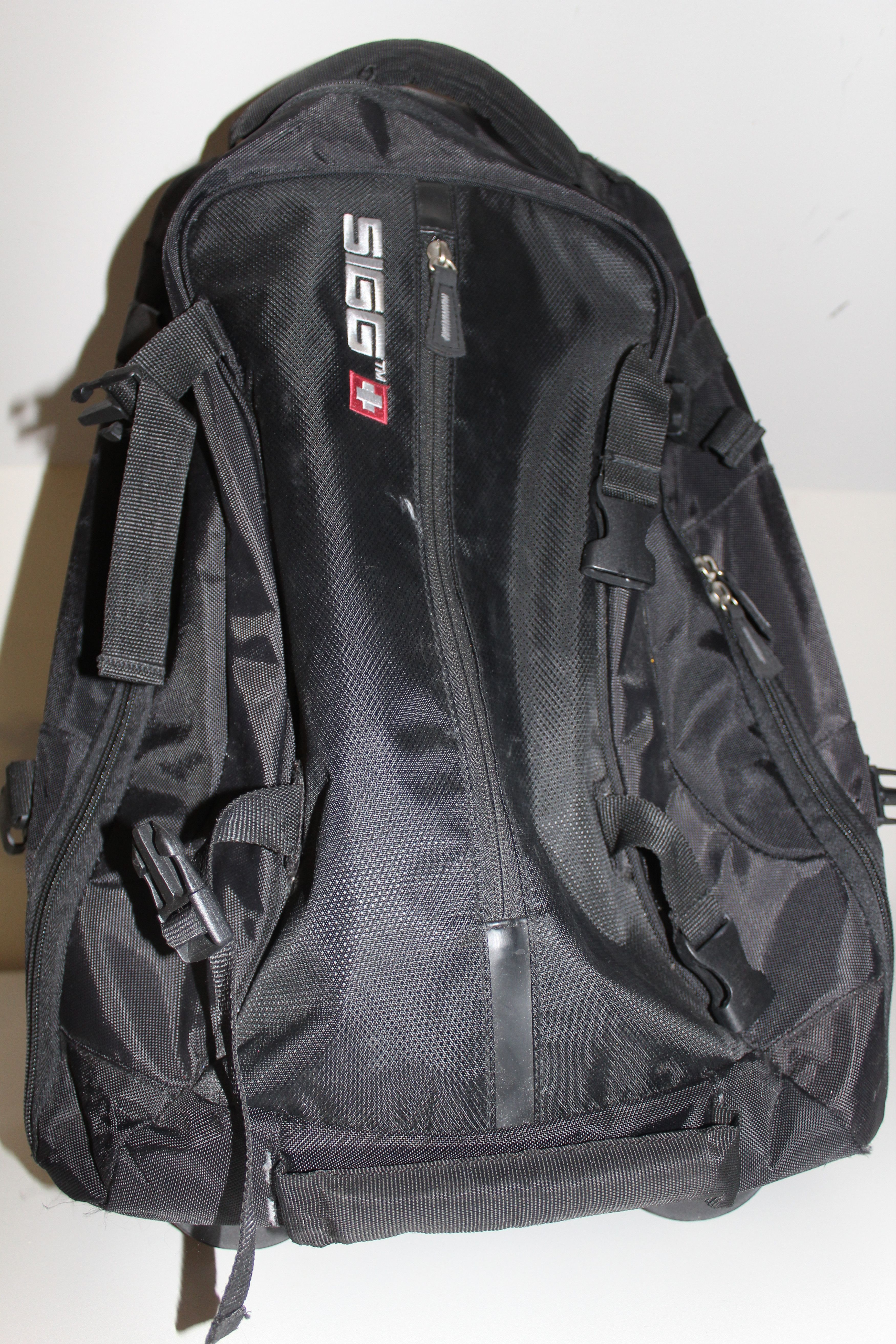 Swissgear SIGG Swiss Gear Luggage Duffle Bag Black Carry On Rolling Size ONE SIZE - 1 Thumbnail