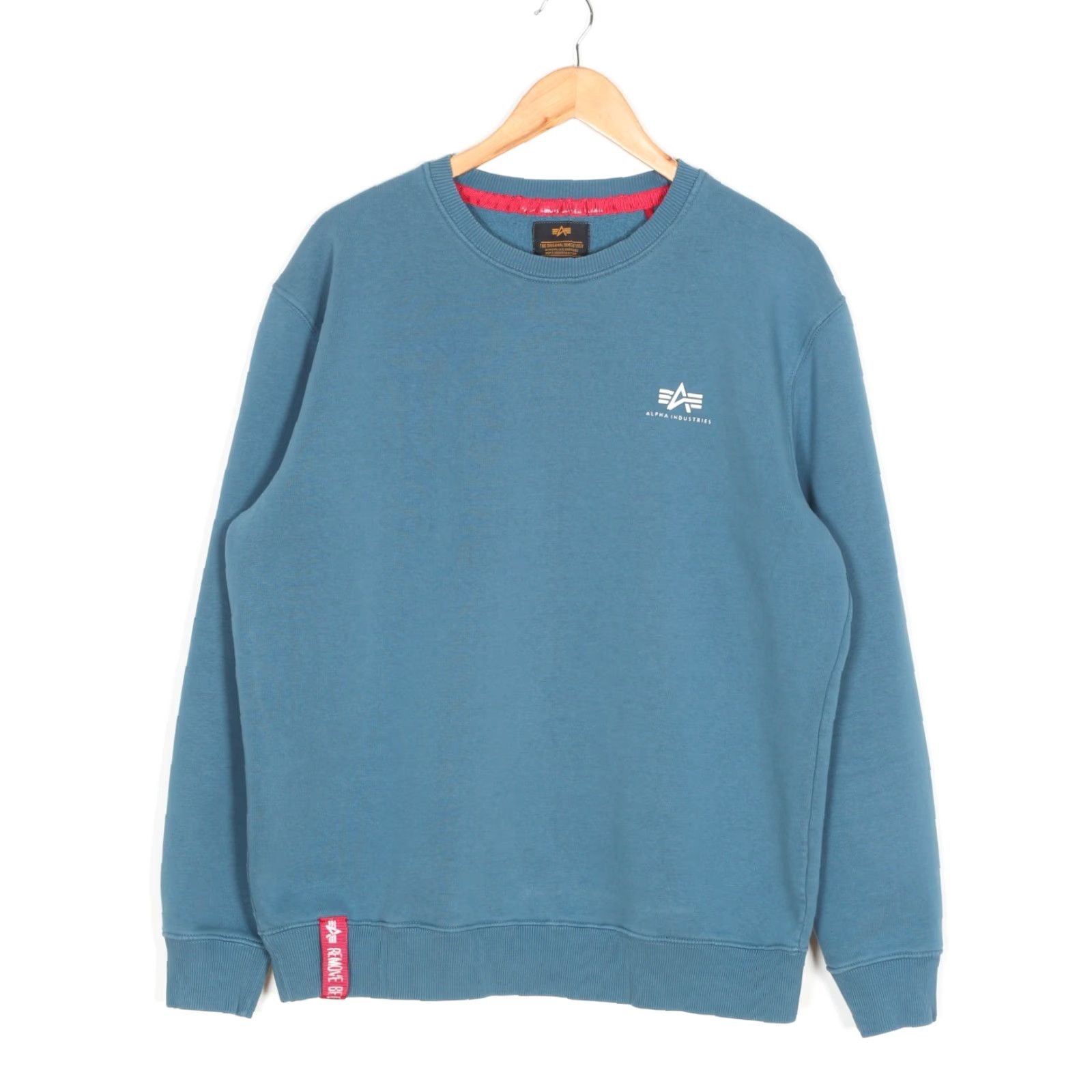 Alpha Industries ALPHA INDUSTRIES Pullover Hoodie Sweatshirt Men XL VR3554 Blue Size US XL / EU 56 / 4 - 2 Thumbnail