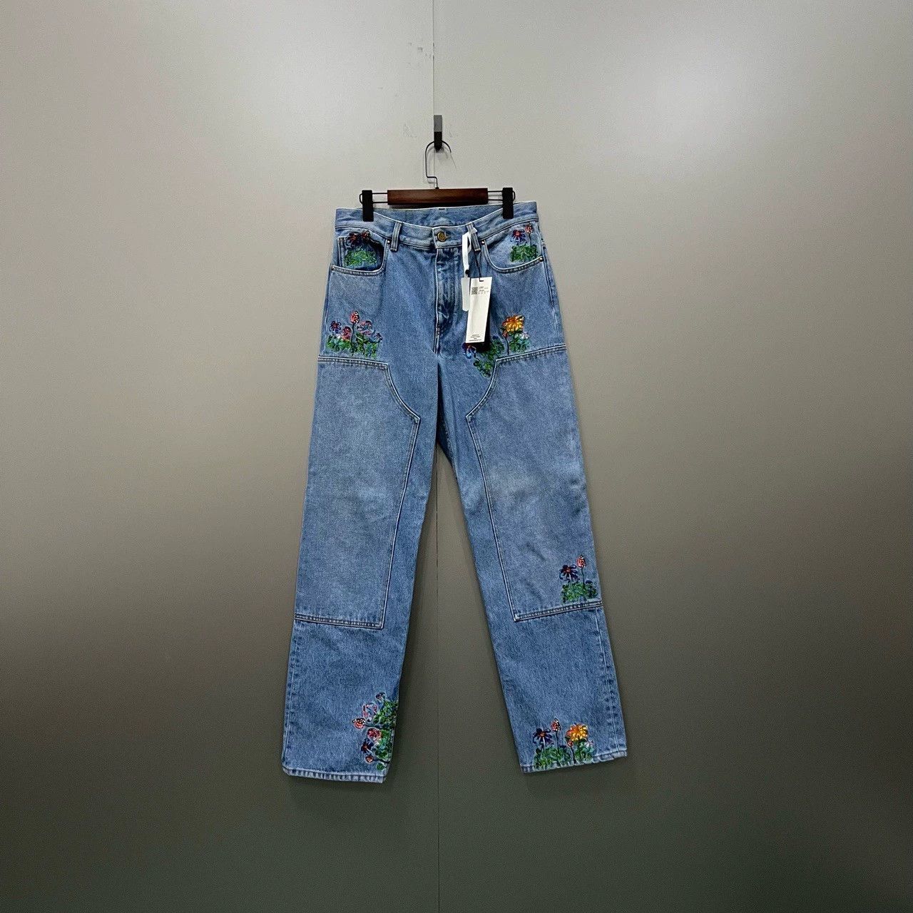 Louis Vuitton louis vuitton floral embroidered denim pants Size 31" - 1 Thumbnail