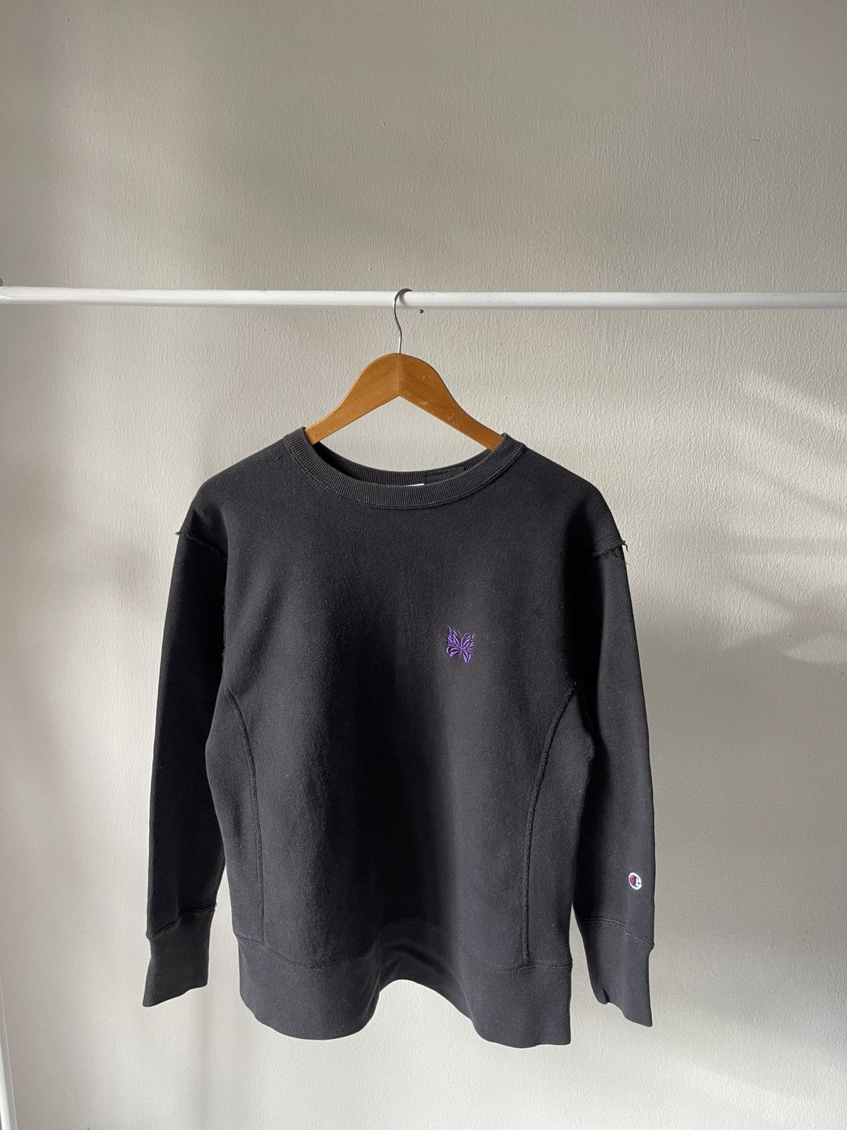 Beams Plus 2020 Champion Reverse Wave X Needless x Beams Sweatshirt A2 Size US M / EU 48-50 / 2 - 4 Thumbnail