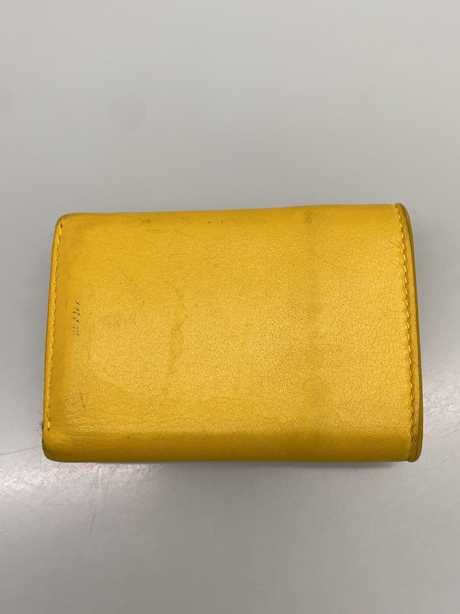Balenciaga Balenciaga Leather Bi-Fold Wallet Yellow Size ONE SIZE - 2 Thumbnail