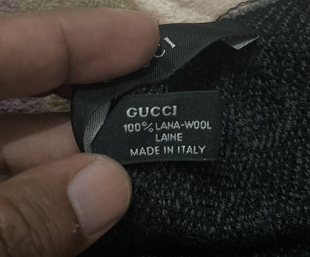 Gucci GUCCI MONOGRAM SCAF WOOL ITALY Size ONE SIZE - 10 Thumbnail
