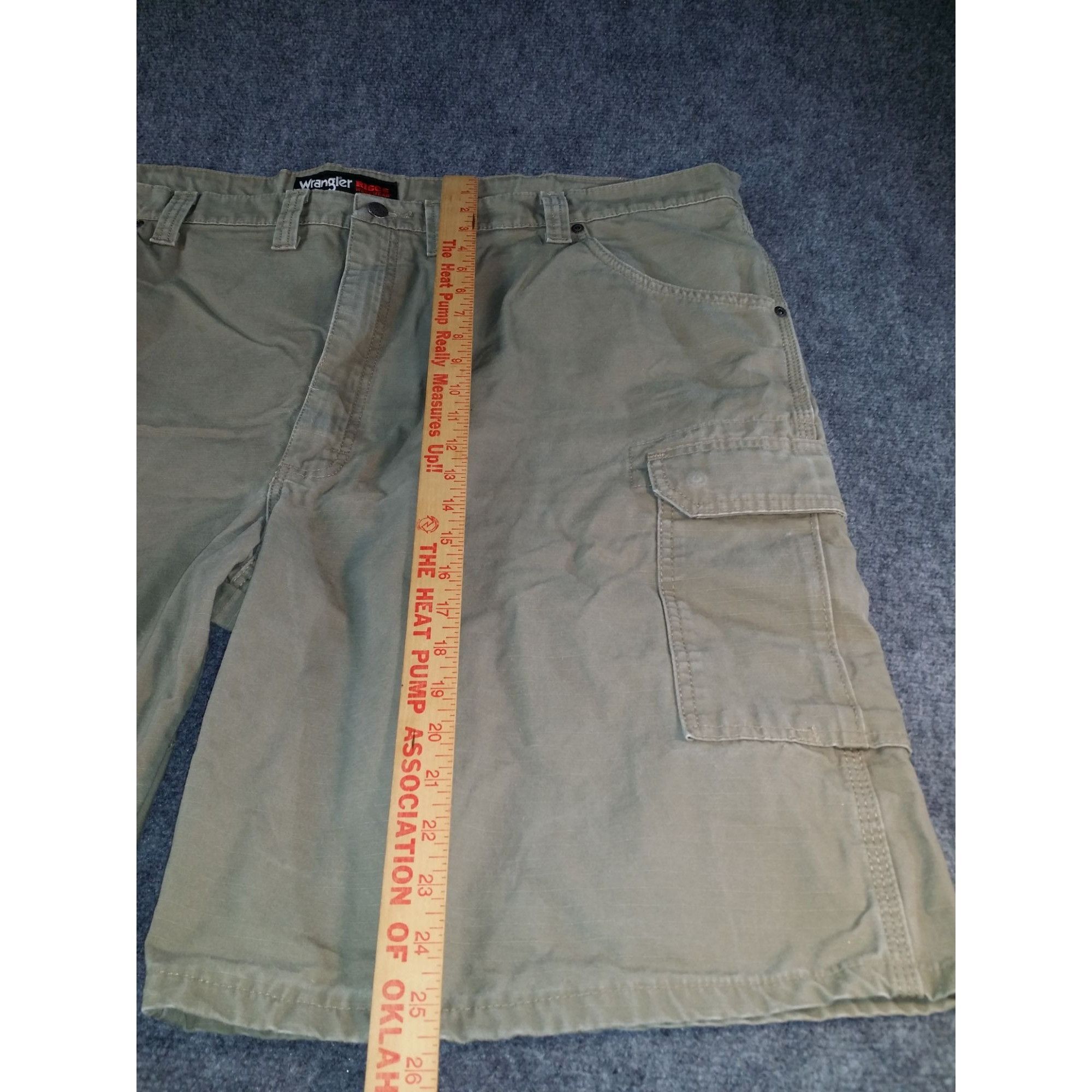 Wrangler Wrangler Riggs Workwear Cargo Shorts Men Sz 48 Rip Stop Rang Size US 44 / EU 60 - 3 Thumbnail