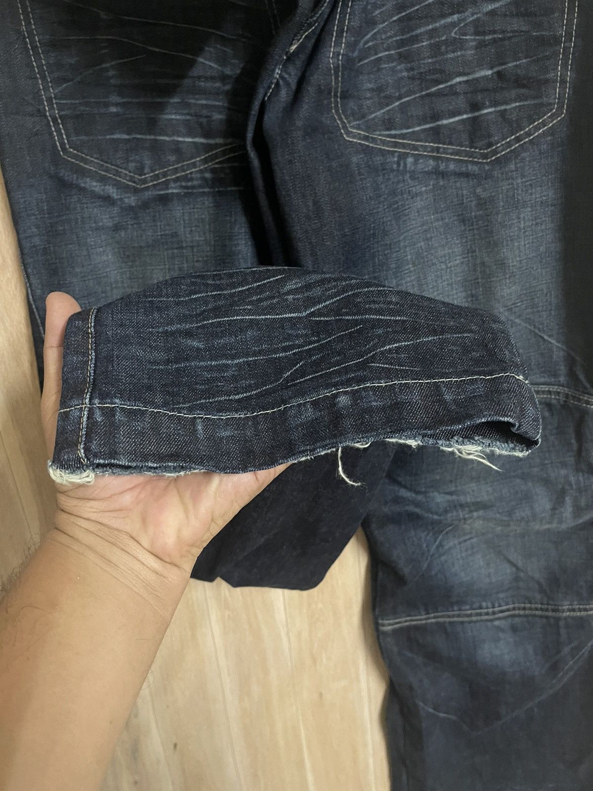 Marithe + Francois Girbaud Marithe + Francois Girbaud Biker Denim W33 L43.5 Rare Punk Size US 33 - 10 Thumbnail