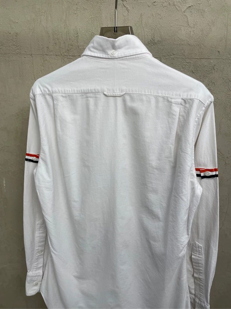 Thom Browne Thom browne White double-sleeved striped long-sleeved shirt Size US S / EU 44-46 / 1 - 4 Thumbnail