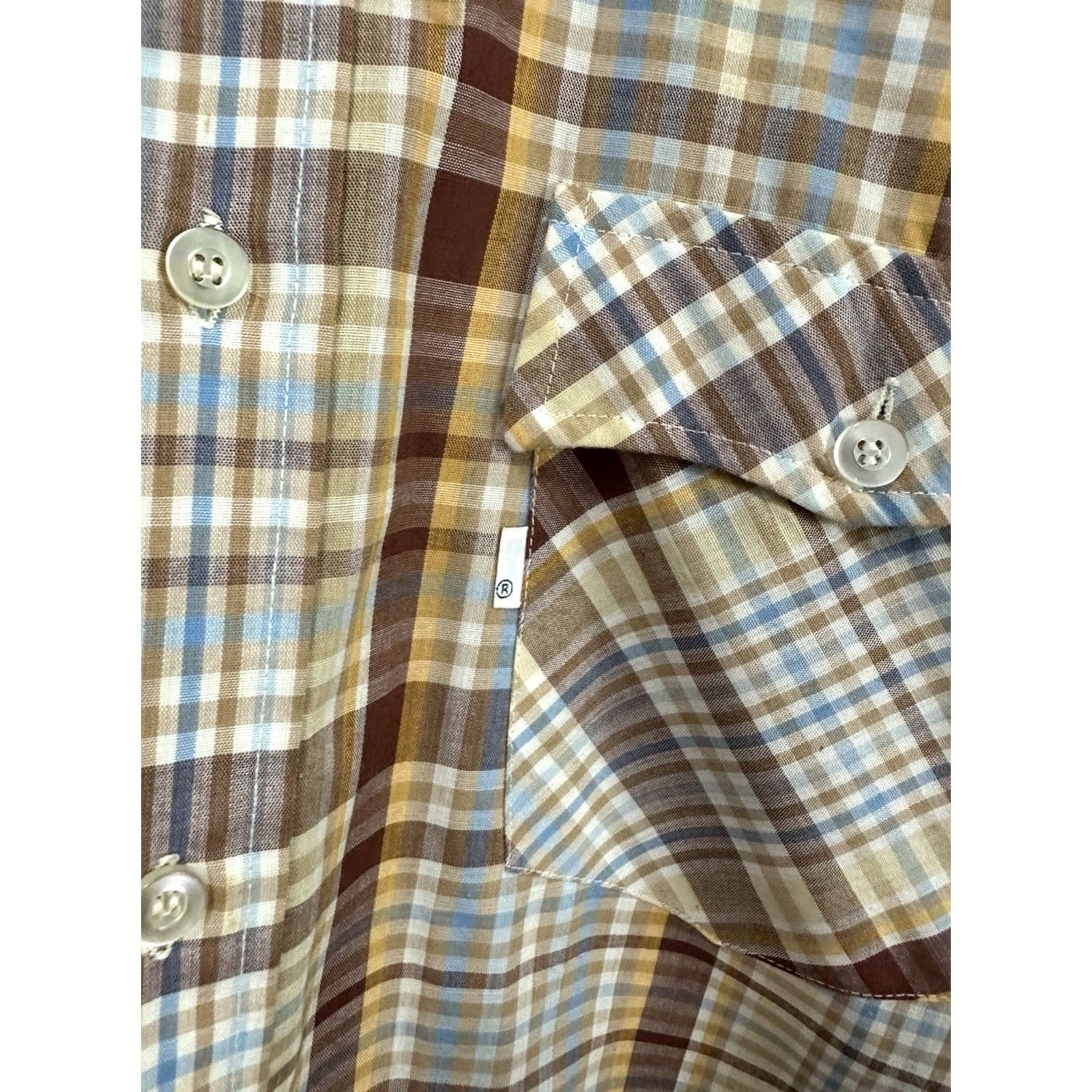 Levi's VTG Levi's Plaid Button Long Sleeve Western Cowboy Rodeo Shirt L Mens Multicolor Size US L / EU 52-54 / 3 - 4 Thumbnail