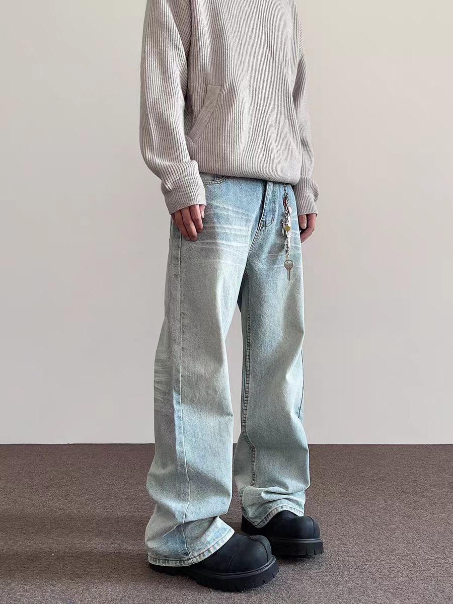 Jean Loose-fitting light blue casual jeans Size US 32 / EU 48 - 1 Thumbnail