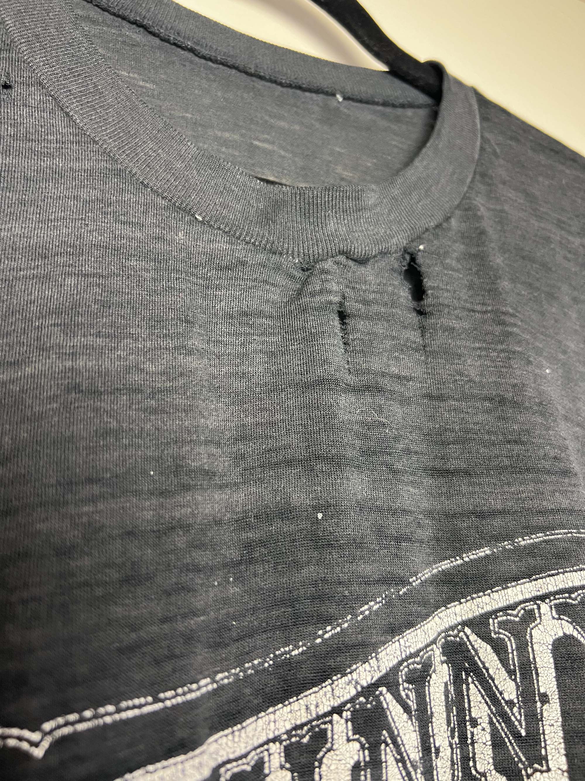 Vintage RARE Vintage 1980's Johnny Cash Ultra Thin T-Shirt Size US M / EU 48-50 / 2 - 11 Thumbnail