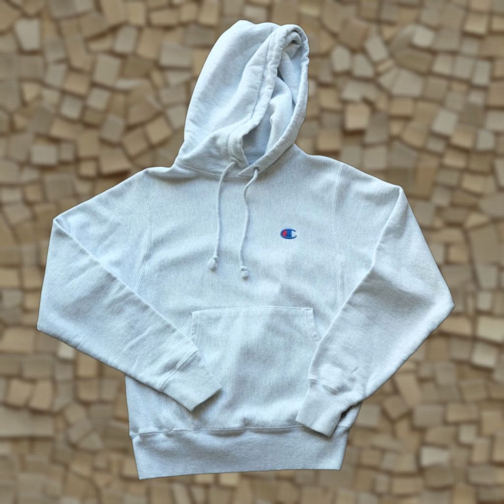Champion VINTAGE CHAMPION REVERSE WEAVE Hoodie Sweatshirt Men XS Gray 90s Y2K Pullover Hooded Regular Fit Size US XS / EU 42 / 0 - 1 Thumbnail