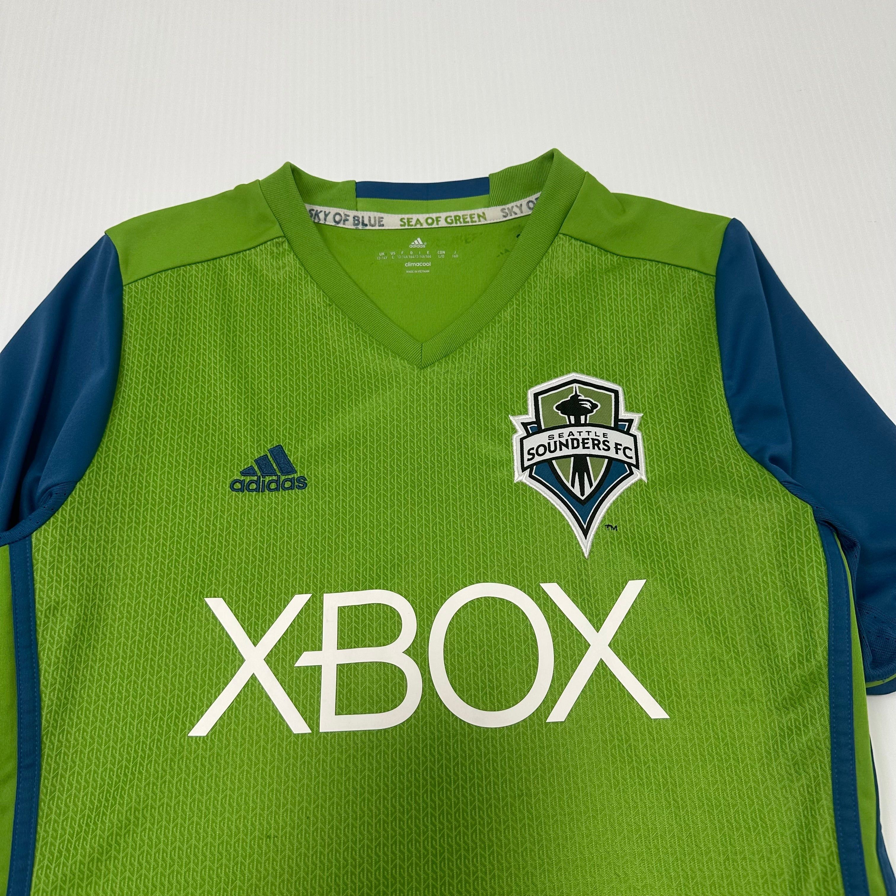 Adidas 2016-17 Adidas Seattle Sounders MLS Home Kit Youth L Size US XS / EU 42 / 0 - 2 Thumbnail