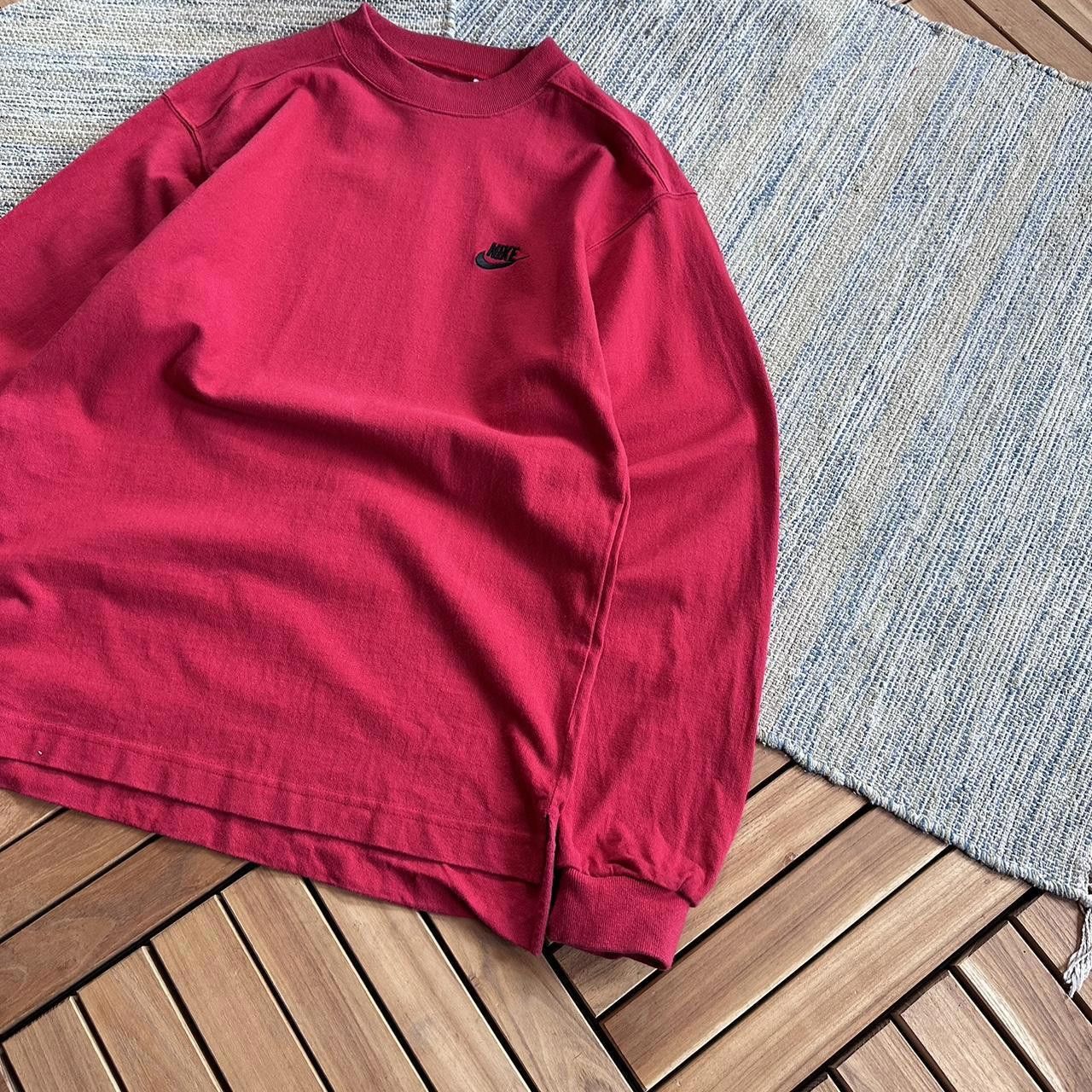 Nike Vintage Y2K Minimalistic Logo Boxy Nike Sweatshirt Size US M / EU 48-50 / 2 - 2 Thumbnail