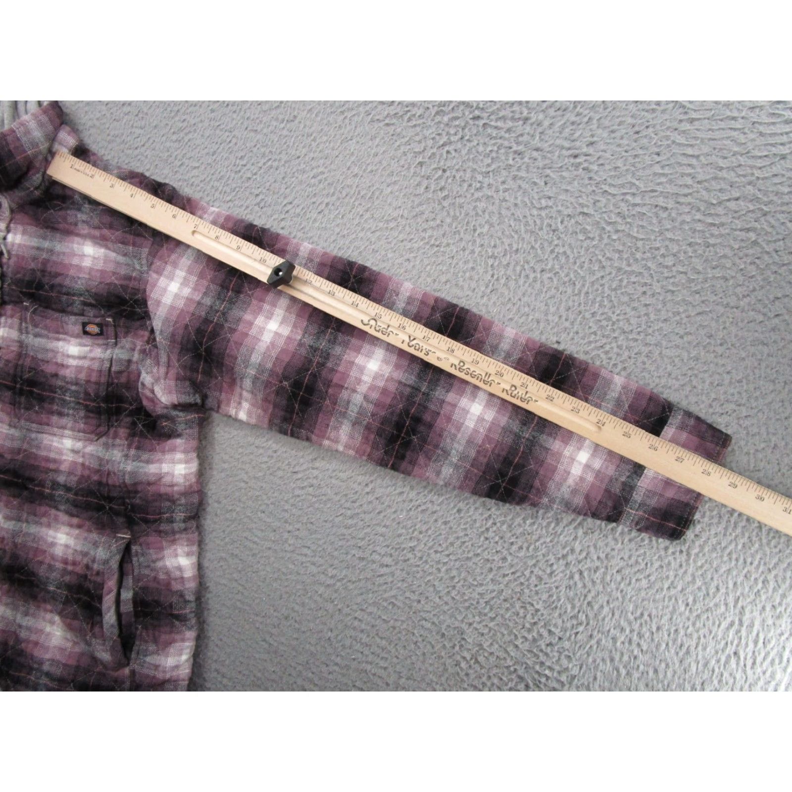 Dickies Dickies Shirt Women Hooded Flannel Plaid Shacket Snap Size L Quilted Multicolor Cotton Jacket Size L / US 10 / IT 46 - 7 Thumbnail