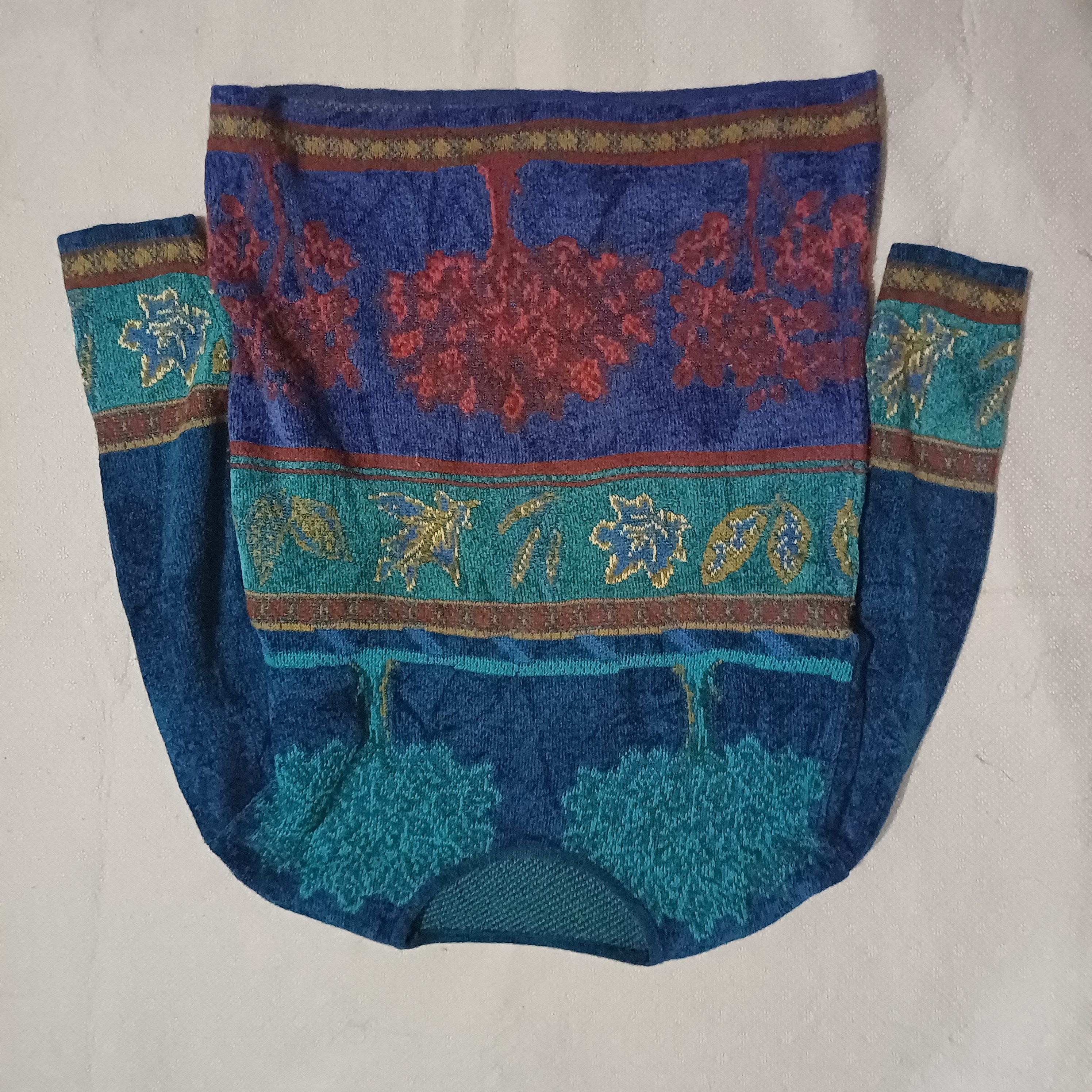 Abstract Natural Art by Italian Designer Knitwear Vintage
