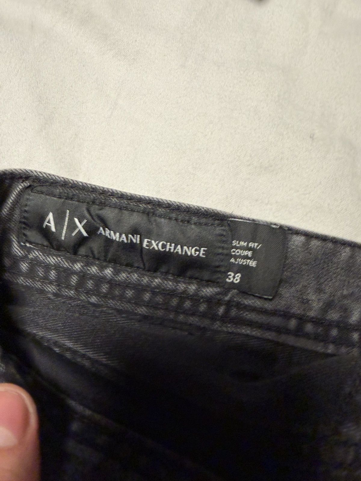 Armani Exchange ARMANI EXCHANGE RIPPED DENIM Size US 34 / EU 50 - 3 Thumbnail