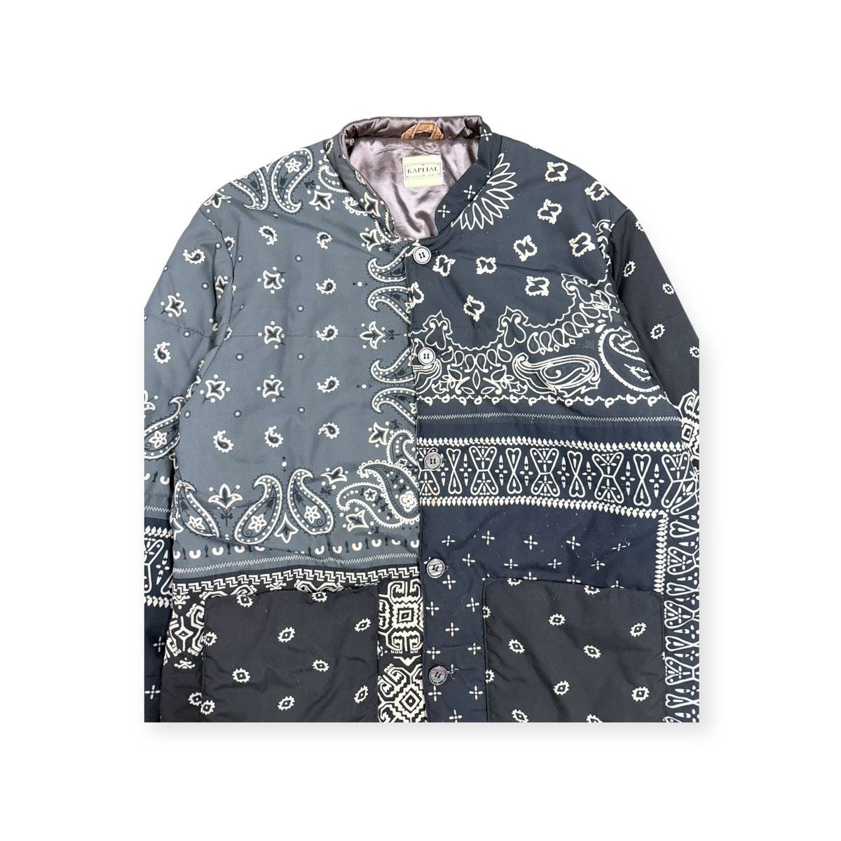 Kapital Kountry Kapital Kountry Patchwork Bandana Print Padded Cotton Jacket Size US M / EU 48-50 / 2 - 4 Thumbnail