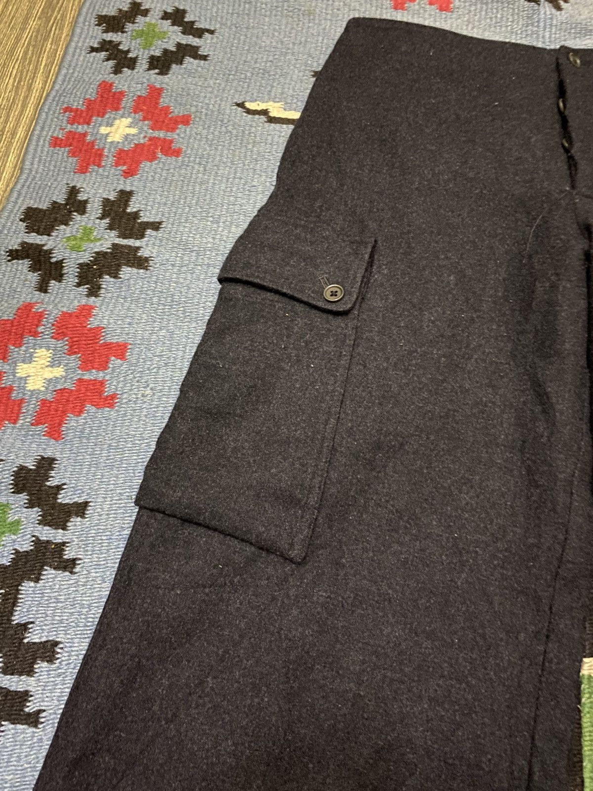 Margaret Howell MHL Japan Exclusive Wool Baggy Cargo Parachute Style Size US 30 / EU 46 - 4 Thumbnail