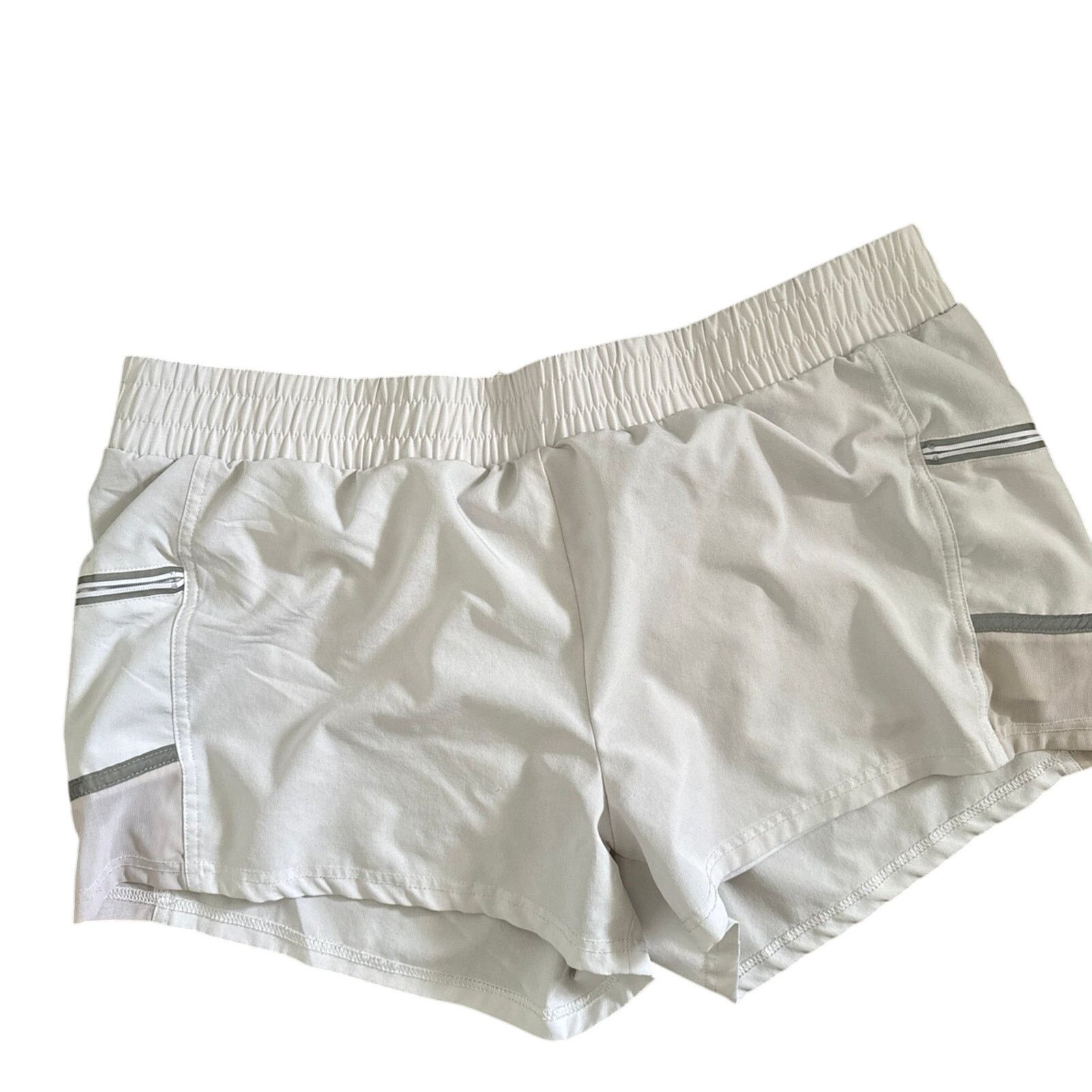 Fabletics Fabletics Maggie Running Shorts - Size XL - White - EUC Size 36" / US 14 / IT 50 - 1 Thumbnail