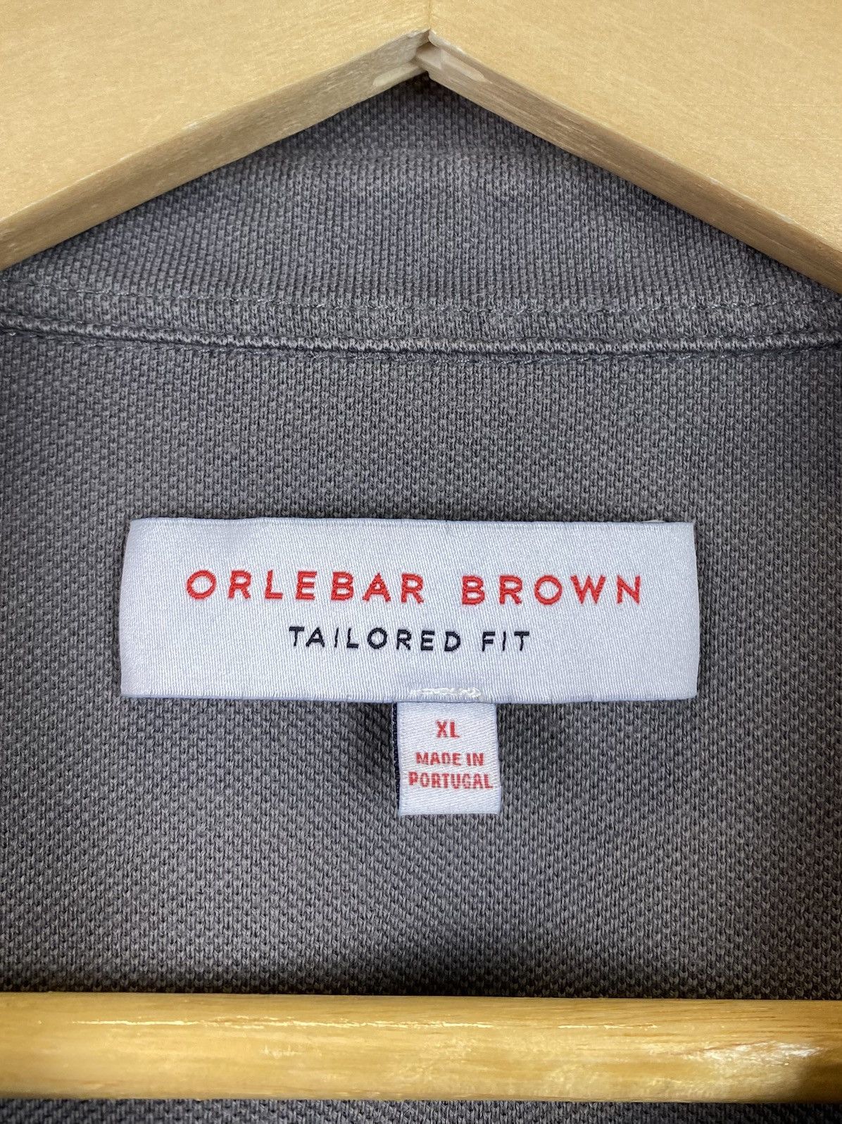 Orlebar Brown Orlebar Brown Tailored Fit Polo Shirt Men’s Size XL Gray Top Size US XL / EU 56 / 4 - 4 Thumbnail