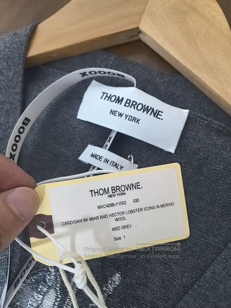 Thom Browne Thom Browne Dog Pattern Sleeve Label Cardigan Size US S / EU 44-46 / 1 - 5 Thumbnail