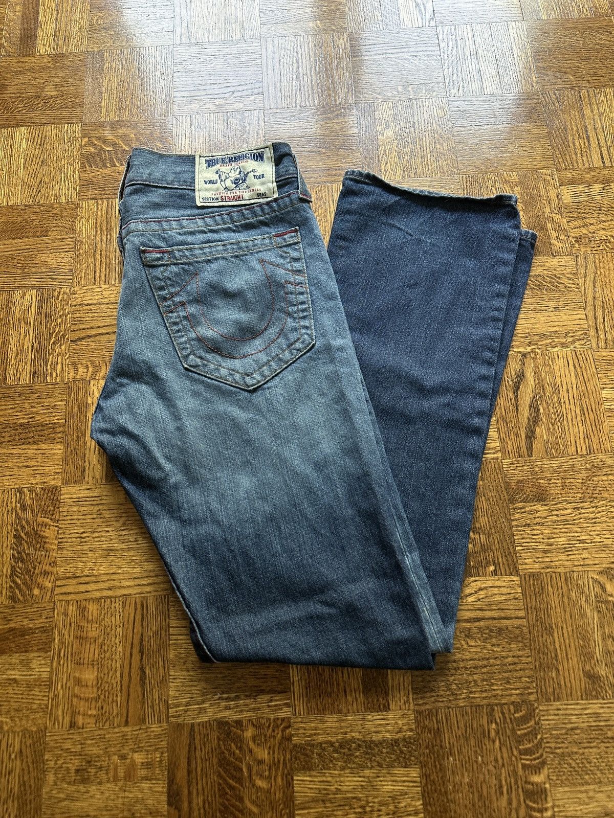 True Religion × Vintage Vintage Y2K True Religion Straight Leg Denim Jeans Size US 32 / EU 48 - 1 Thumbnail