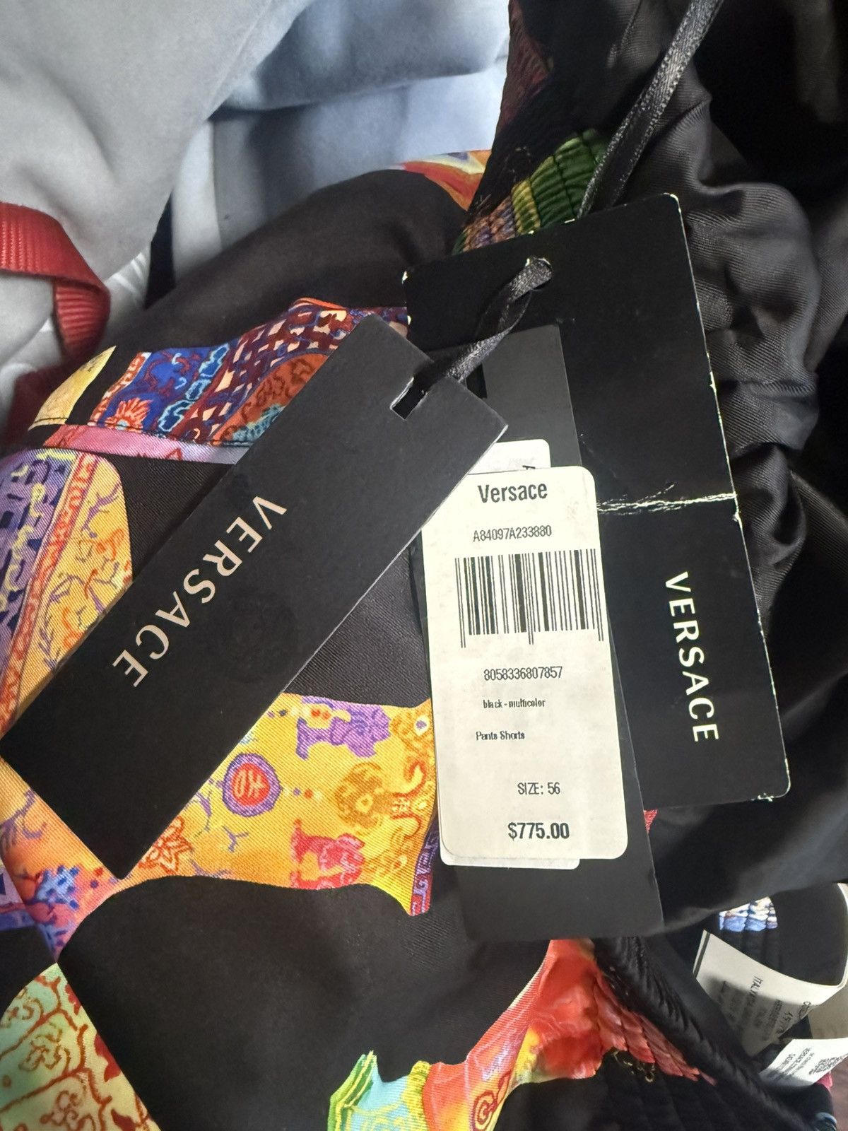 Versace Versace Vase Print Silk Shorts Size US 38 / EU 54 - 5 Thumbnail