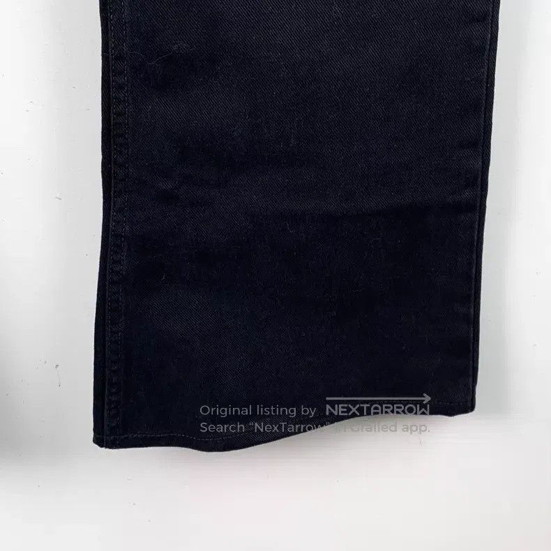 Balenciaga Balenciaga Size L Black Cotton Casual Denim Long Pants Size US 27 - 4 Thumbnail