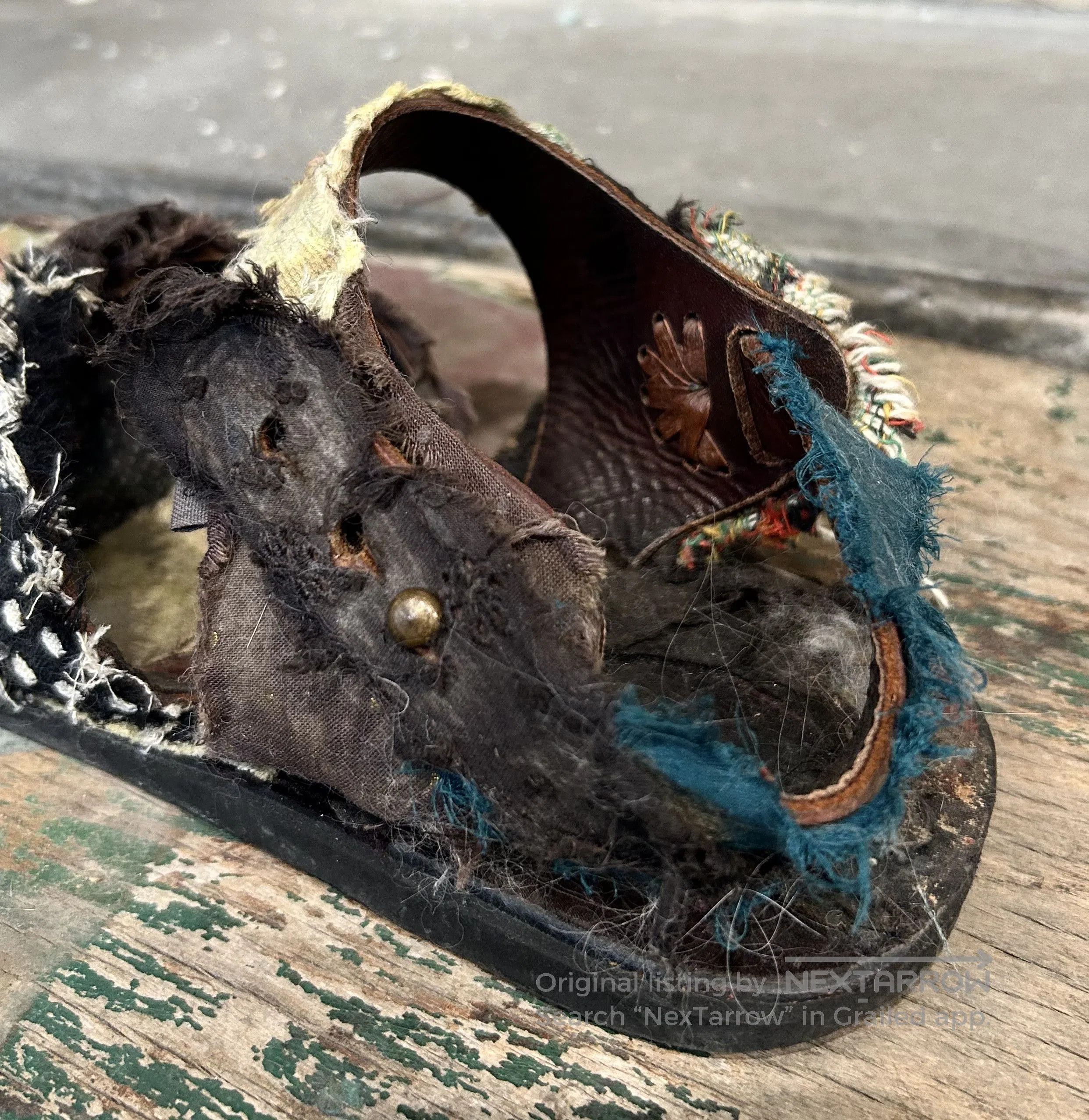Nozomi Ishiguro Nozomi Ishiguro 00s Distressed Patchwork Sandals. Size US 8 / EU 41 - 7 Thumbnail