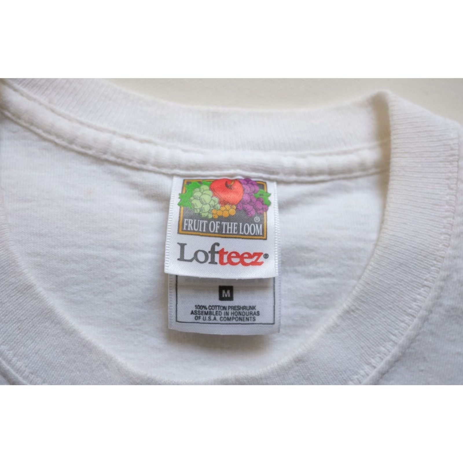 Fruit Of The Loom VINTAGE Fruit of the Loom VTG Y2K 90s RETRO INTERNATIONAL TENNIS HALL OF FAME T SHIRT MD Mens Short Sleeve Crew Neck White Cotton 90s Sports Size US M / EU 48-50 / 2 - 6 Thumbnail