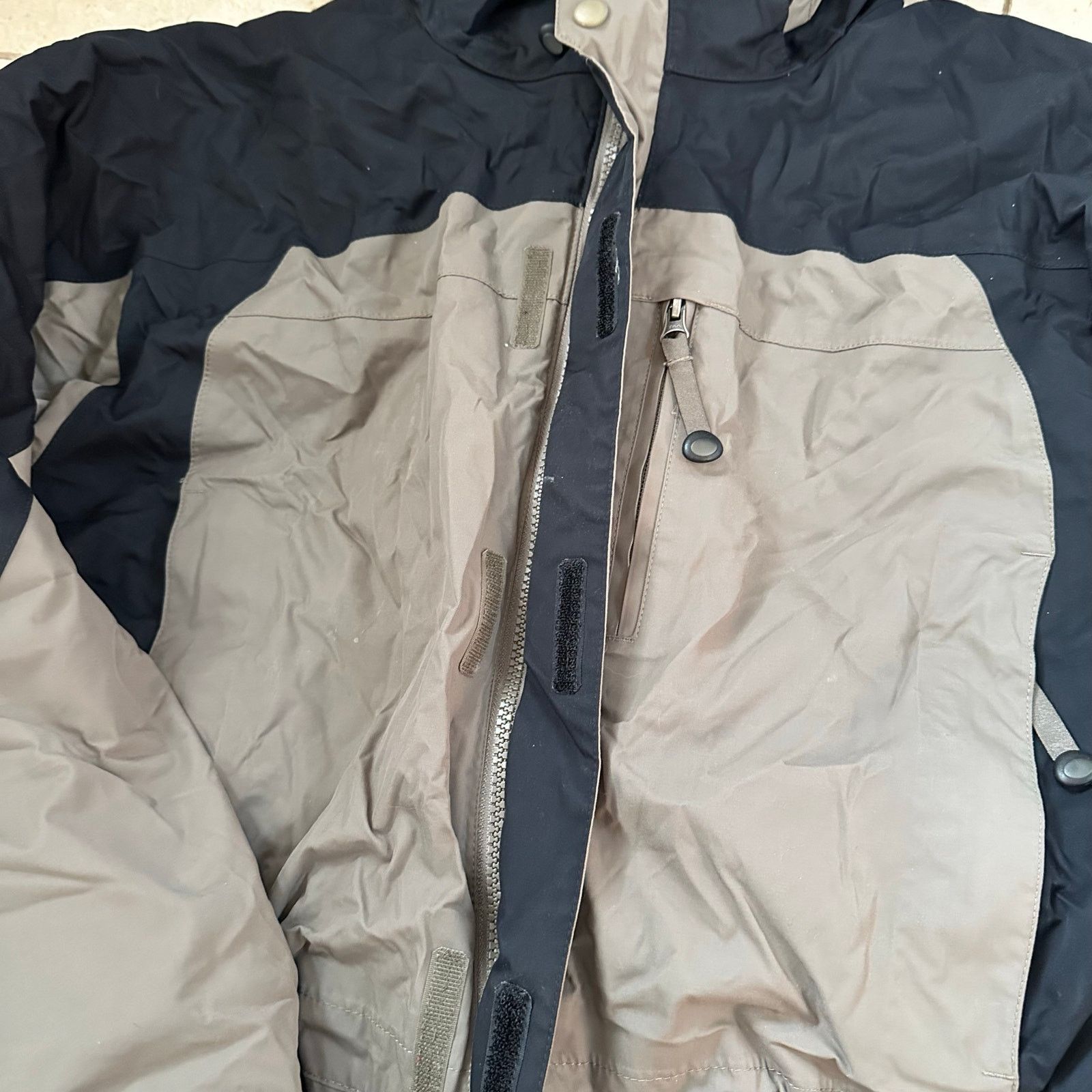 L.L. Bean L.L. Bean L Primaloft Black Tan Ski Parka Jacket Coat hood Size US L / EU 52-54 / 3 - 12 Thumbnail