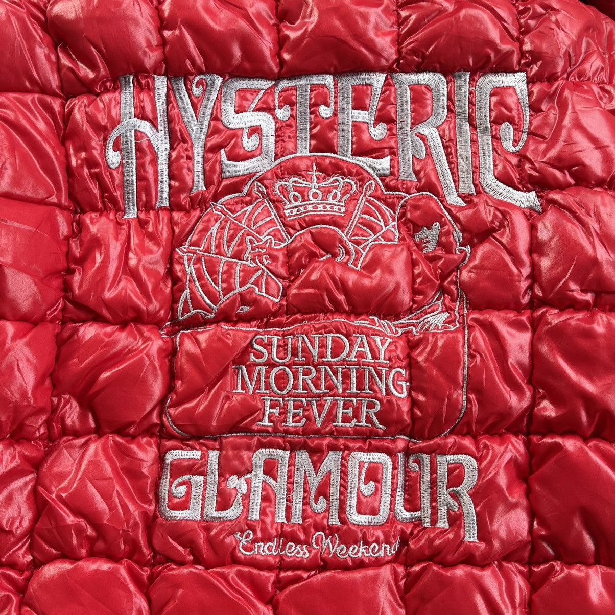 Hysteric Glamour Hysteric glamour embroidered fur hoodie puffer jacket Size US M / EU 48-50 / 2 - 4 Thumbnail