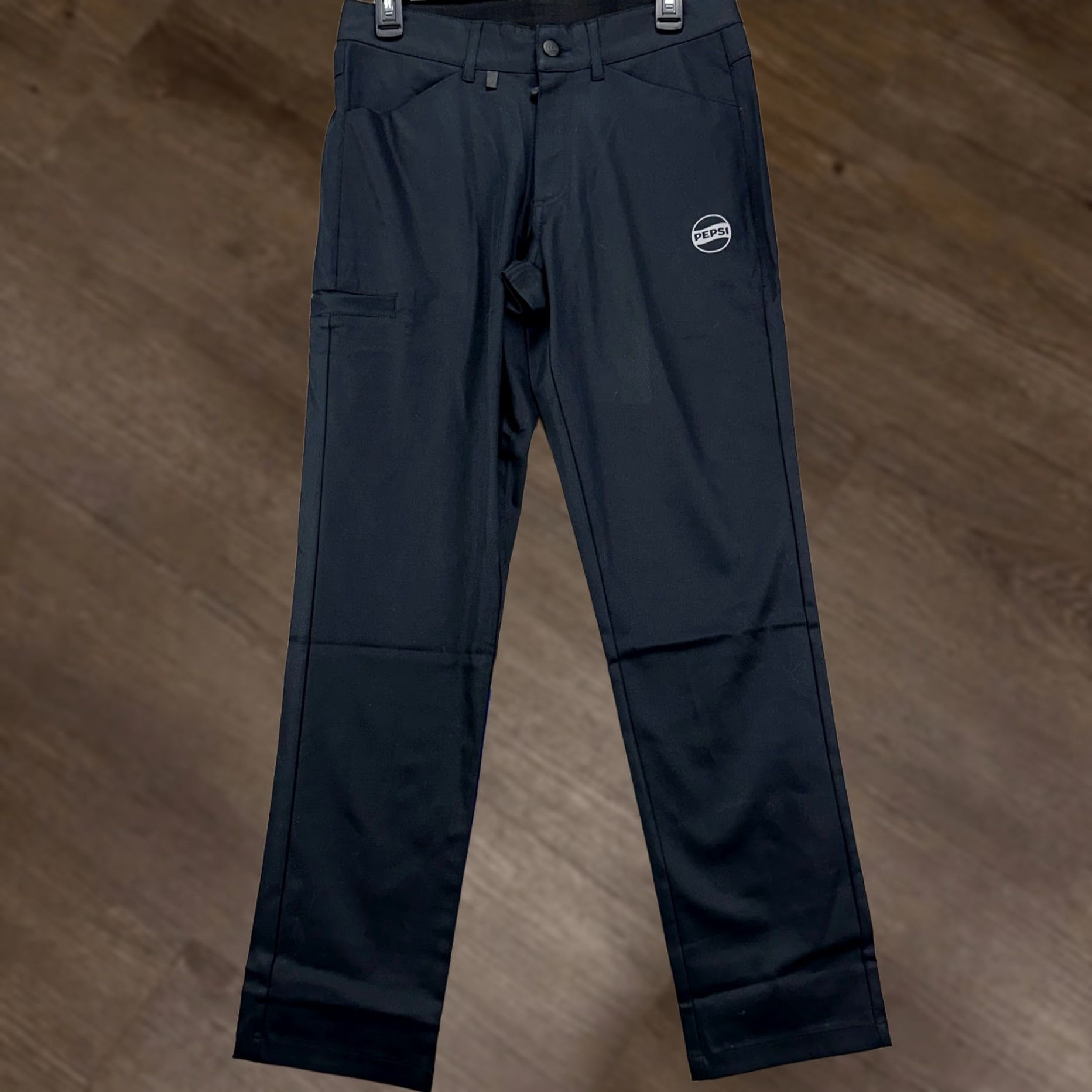 Vintage Pepsi Mens Cargo Pants 30X30 Black Flat Front Straight Leg Stretch Workwear NEW Mens Pants Black 30 Inseam 30 Coats? Size US 30 / EU 46 - 1 Thumbnail