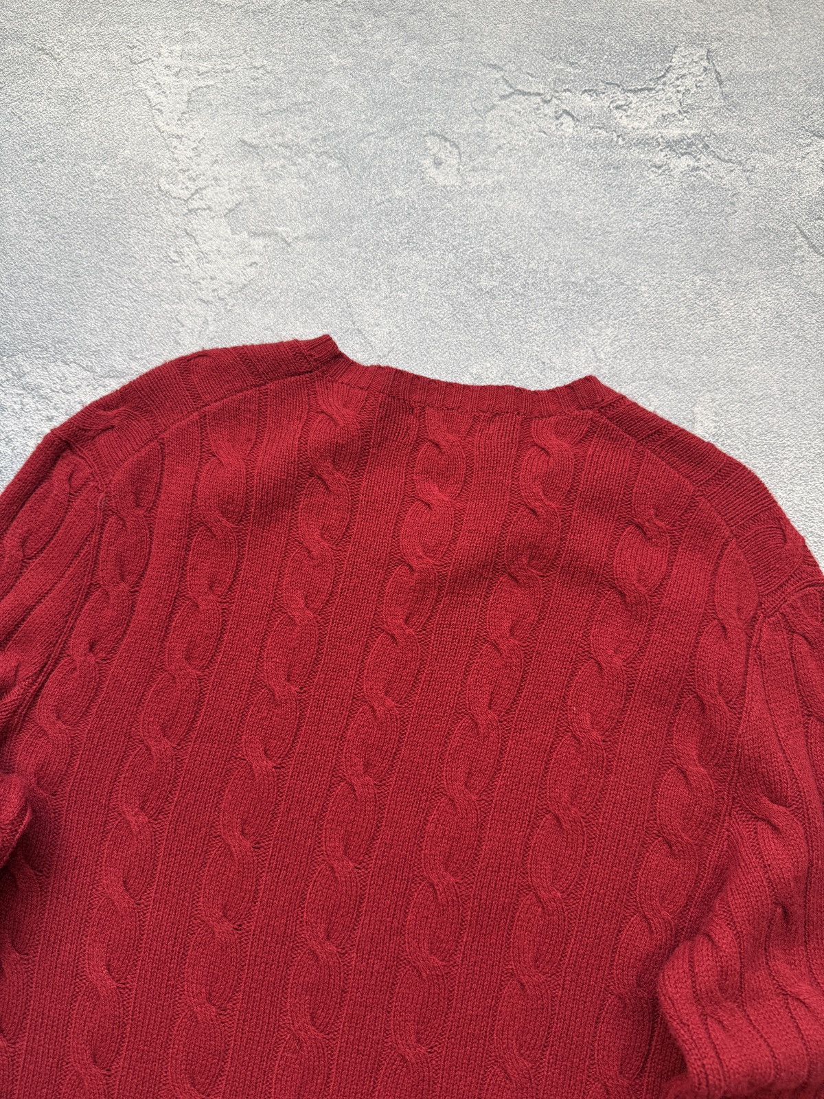 Polo Ralph Lauren Polo Ralph Lauren Sweater Men's Cable Knit Y2K Size US S / EU 44-46 / 1 - 8 Thumbnail