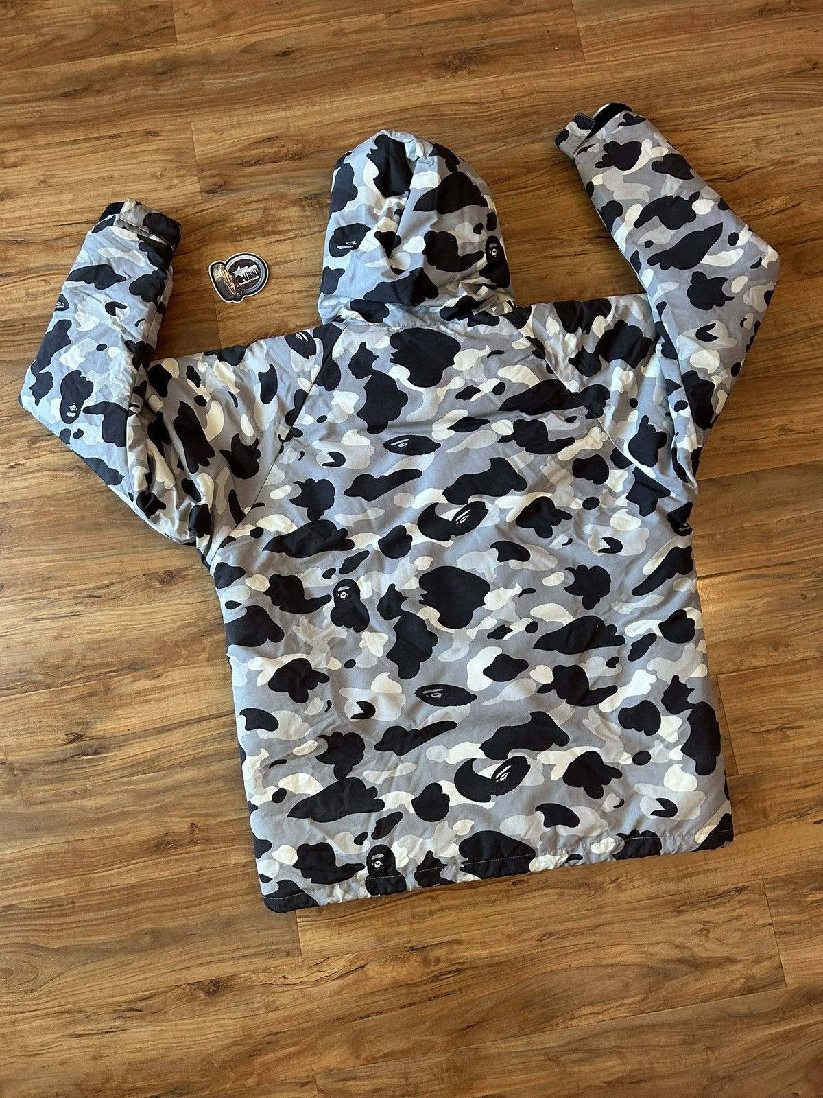 Bape OG Bape Snow Camo Snowboard Jacket Size US L / EU 52-54 / 3 - 8 Thumbnail