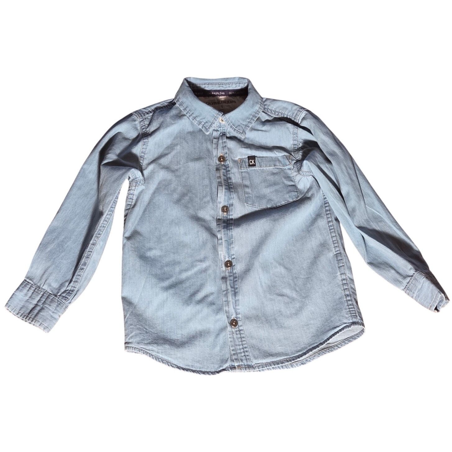 Calvin Klein Chic Calvin Klein Women's Denim Button-Up Shirt - Size Small Size S / US 4 / IT 40 - 1 Thumbnail