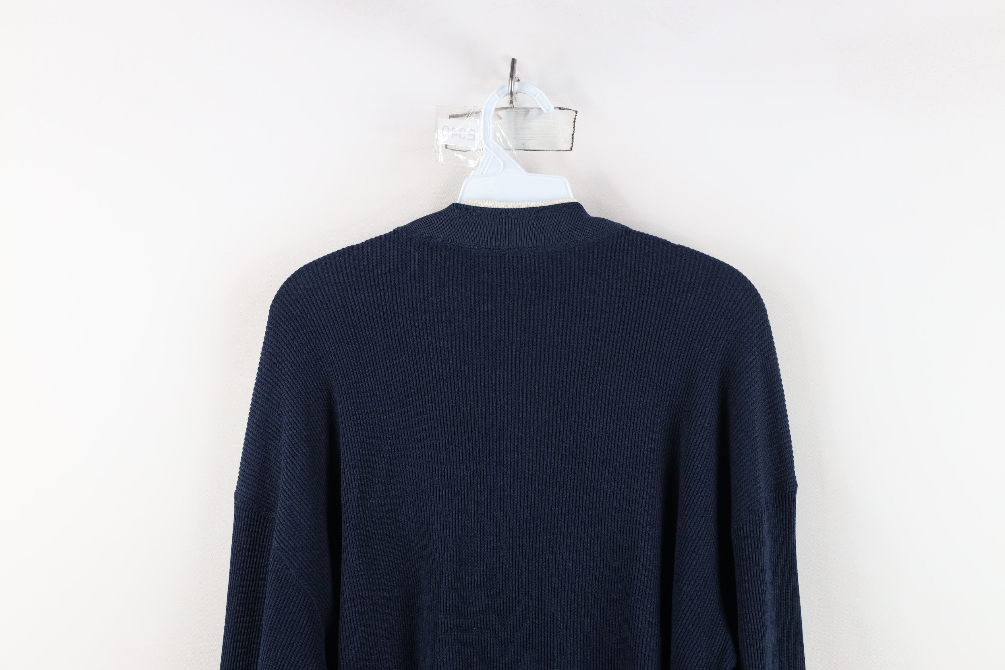 Vintage Vintage 90s Streetwear Layered Thermal Waffle Knit T-Shirt Size L / US 10 / IT 46 - 12 Thumbnail