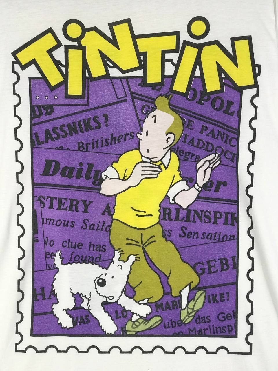 Vintage vintage The adventure of tin tin Size US L / EU 52-54 / 3 - 6 Thumbnail