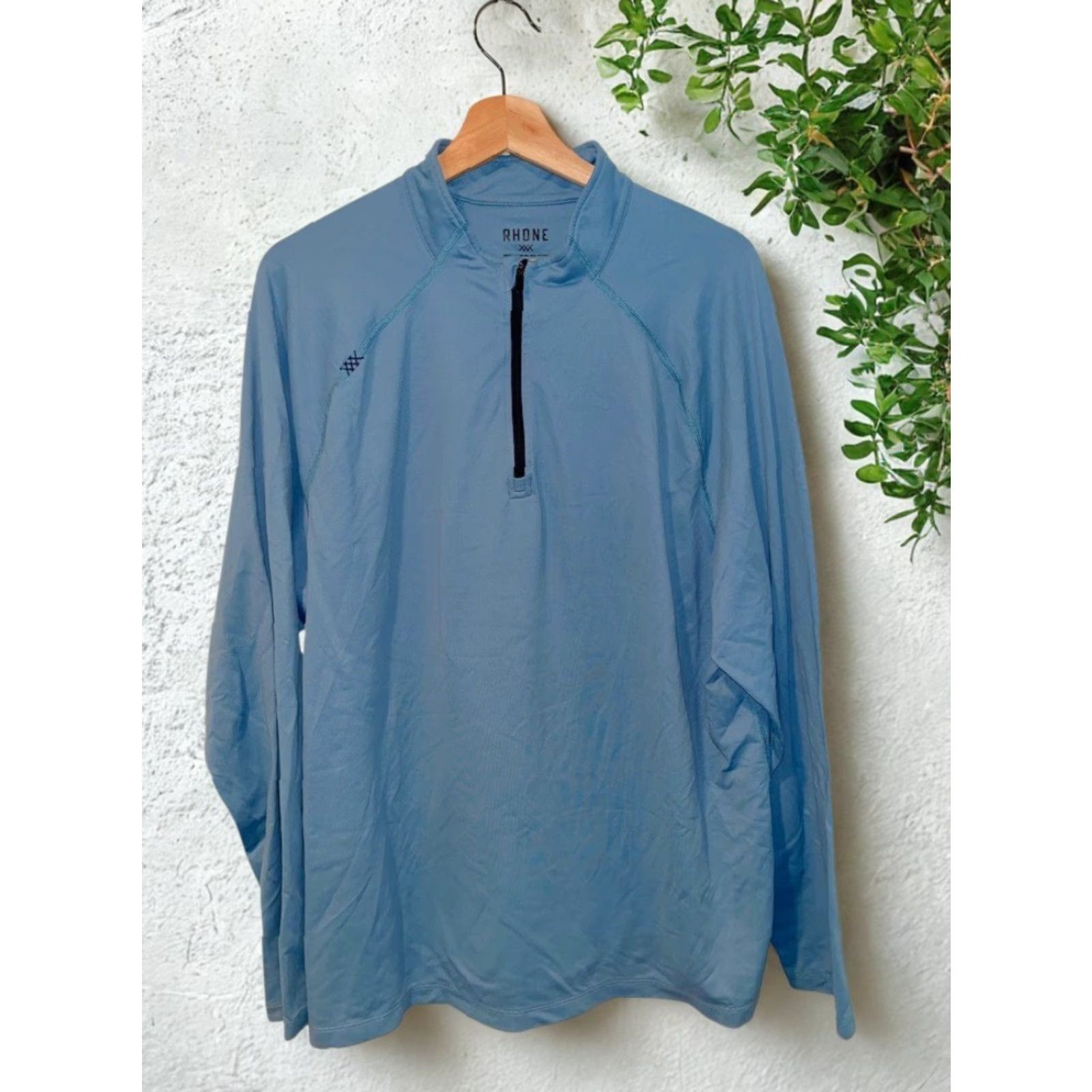 Rhone Rhone Session 1/4 Zip Performance Pullover XL Light Blue Steel Blue / Dusty Blue Han? Size US XL / EU 56 / 4 - 2 Thumbnail
