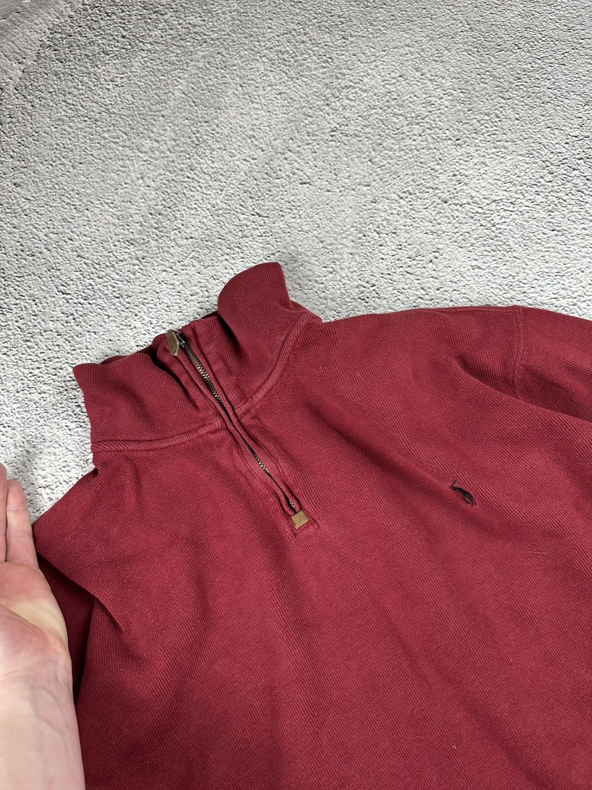 Polo Ralph Lauren Vintage Polo by Ralph Lauren 1/4 Zip Hoodie Knitwear Sweater Size US XL / EU 56 / 4 - 6 Thumbnail