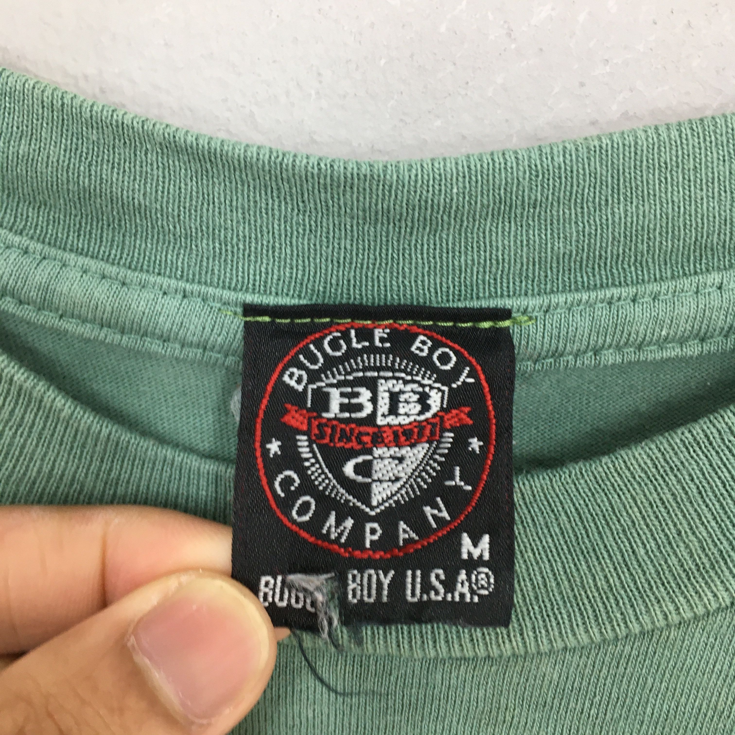 Bugle Boy × Vintage Vintage 90s Bugle Boy Boardshorts Usa Tshirt Medium Size US M / EU 48-50 / 2 - 4 Thumbnail