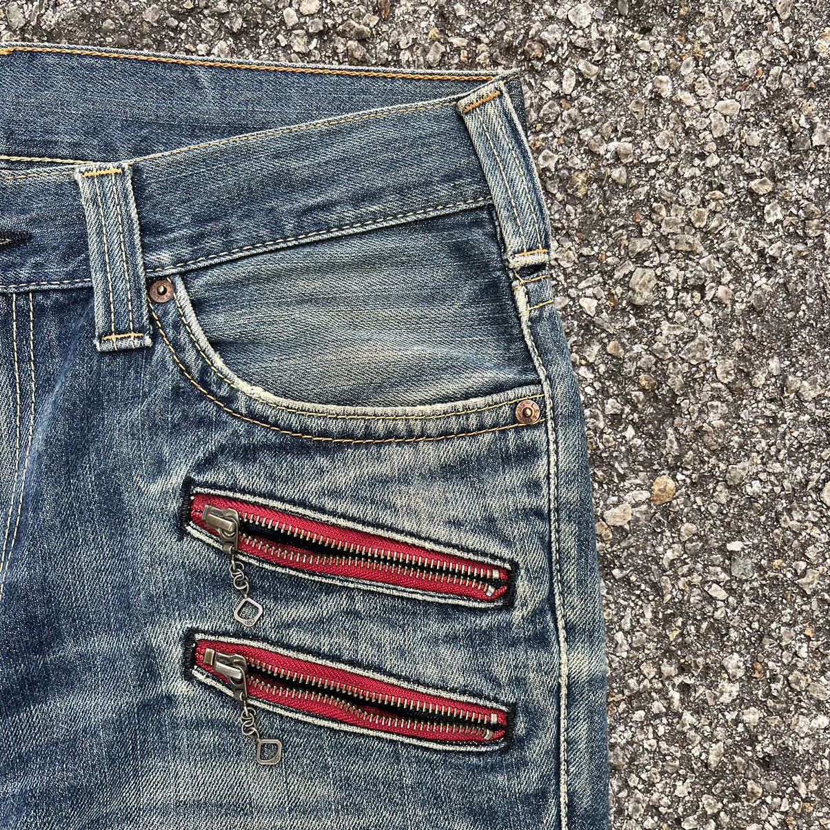 Levi's Flare Jeans Levis 708 Boot Cut Zipper Denim Distressed Punk Size US 32 / EU 48 - 6 Thumbnail