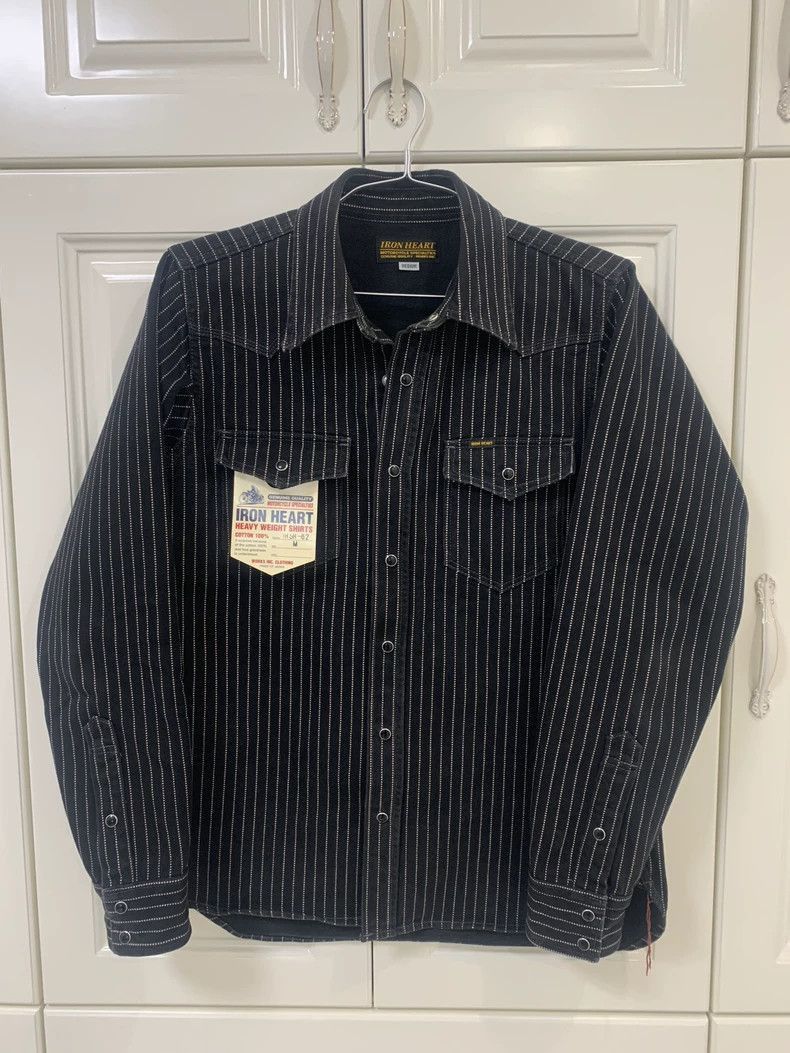 Iron Heart Iron Heart 12oz heavyweight pure cotton vintage western shi Size US M / EU 48-50 / 2 - 1 Thumbnail