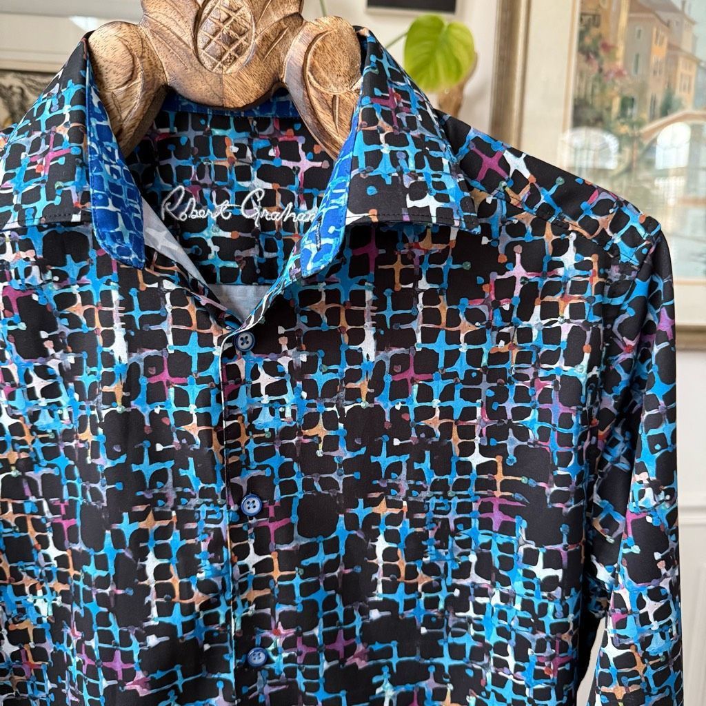 Robert Graham Robert Graham Arkenstone Sports Button Up Shirt Water Friend Size US S / EU 44-46 / 1 - 3 Thumbnail