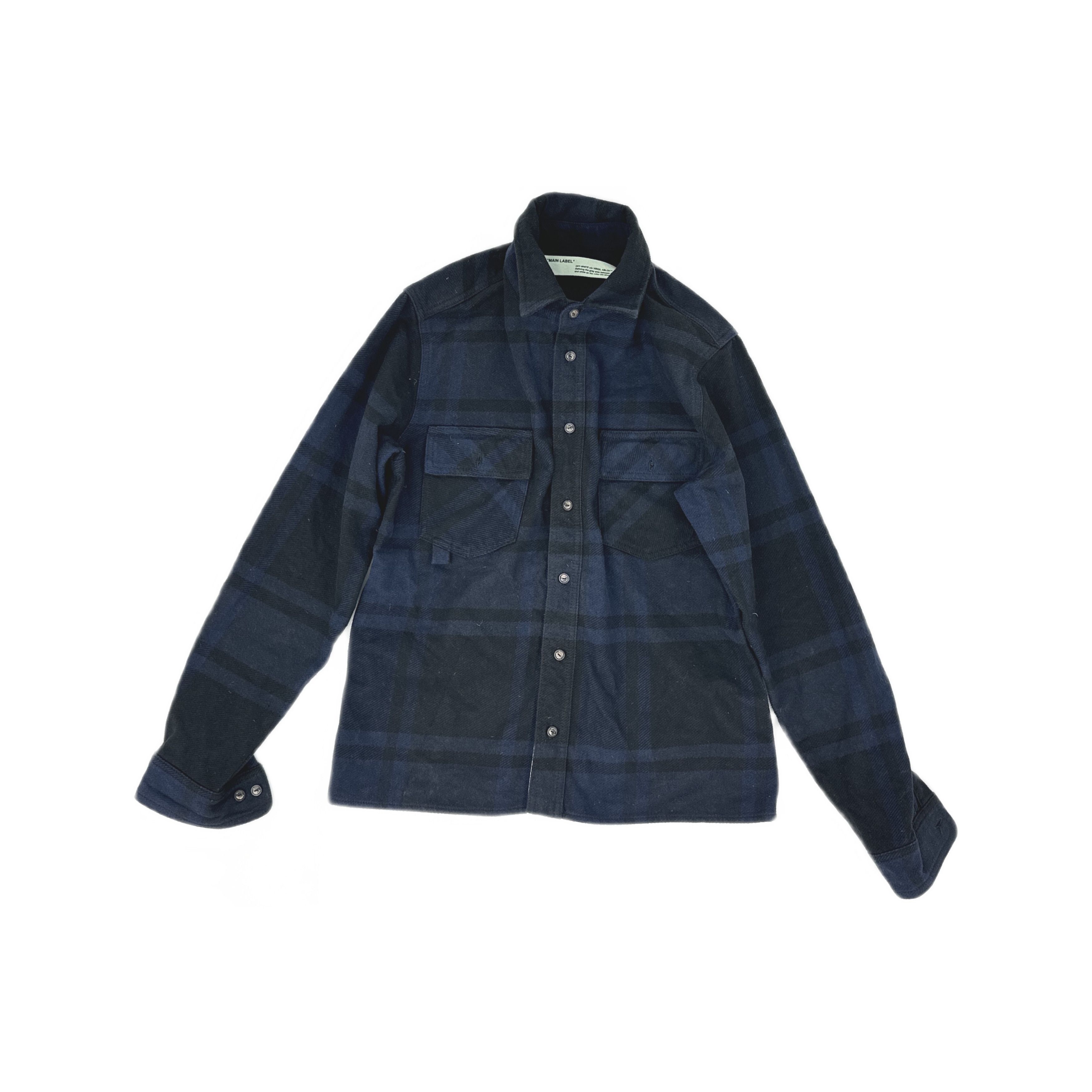 Off-White Off-White Pink Arrow Plaid Flannel Shirt Size XS Size US XS / EU 42 / 0 - 1 Thumbnail